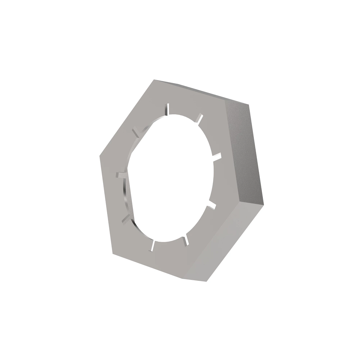 John Deere Hexagonal Jam Nut, 7/16" - R44165