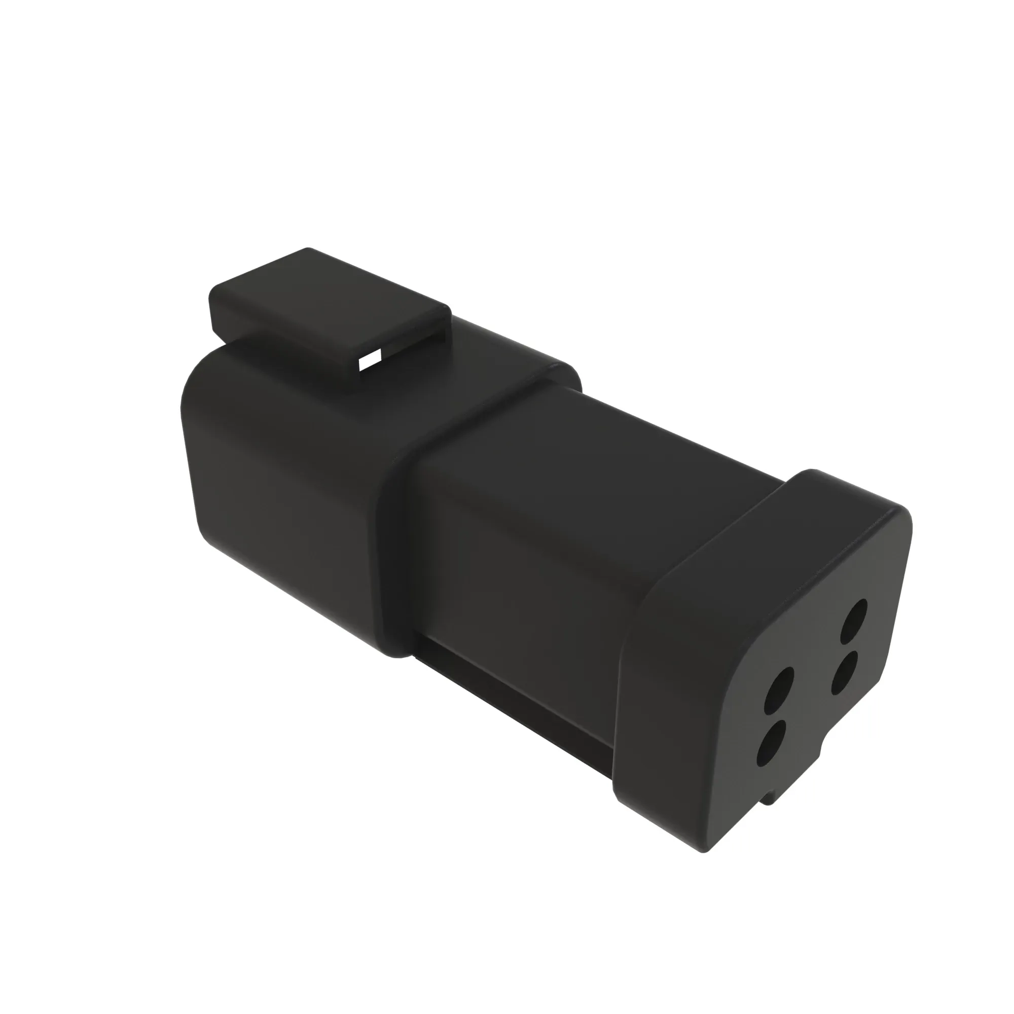 CONN DEUTSCH DT 4W FS BLK PLSTC