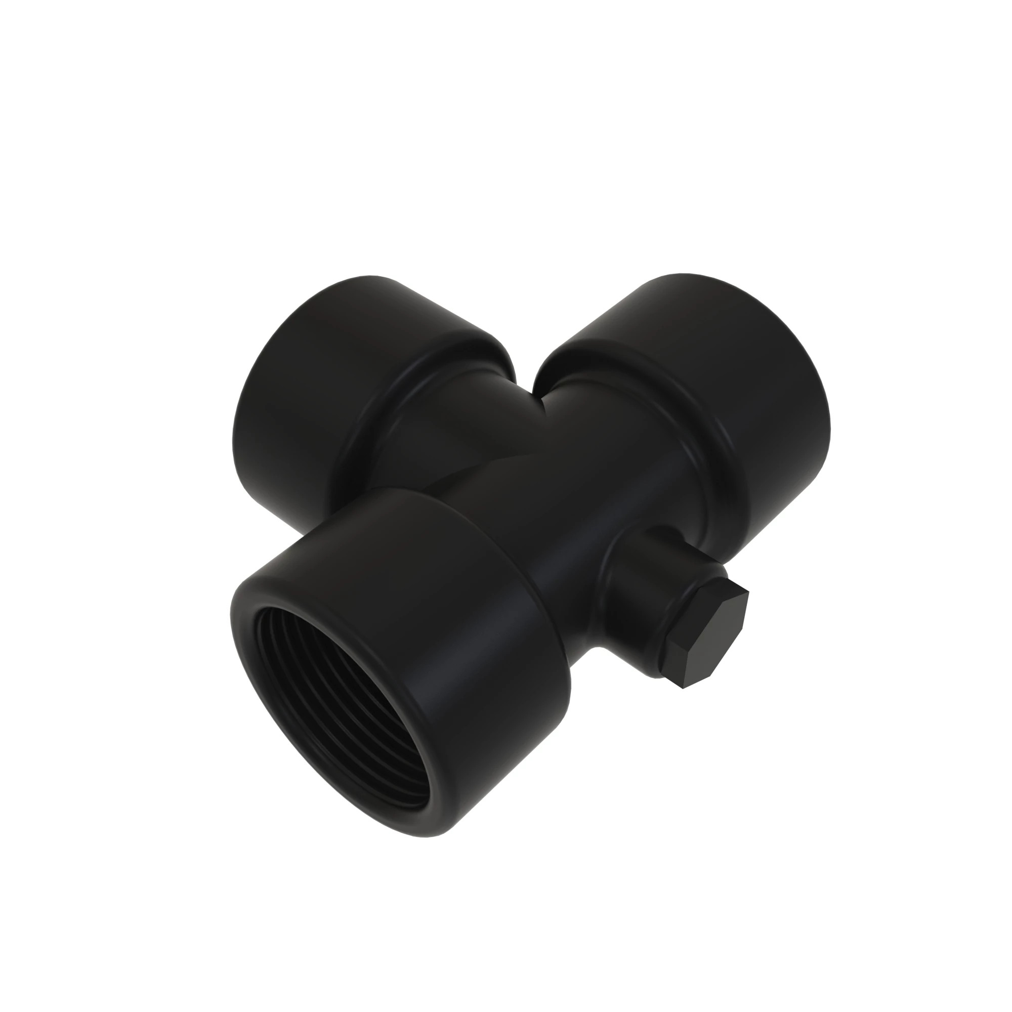 TEE 1" FPT W/ .25 PLUG