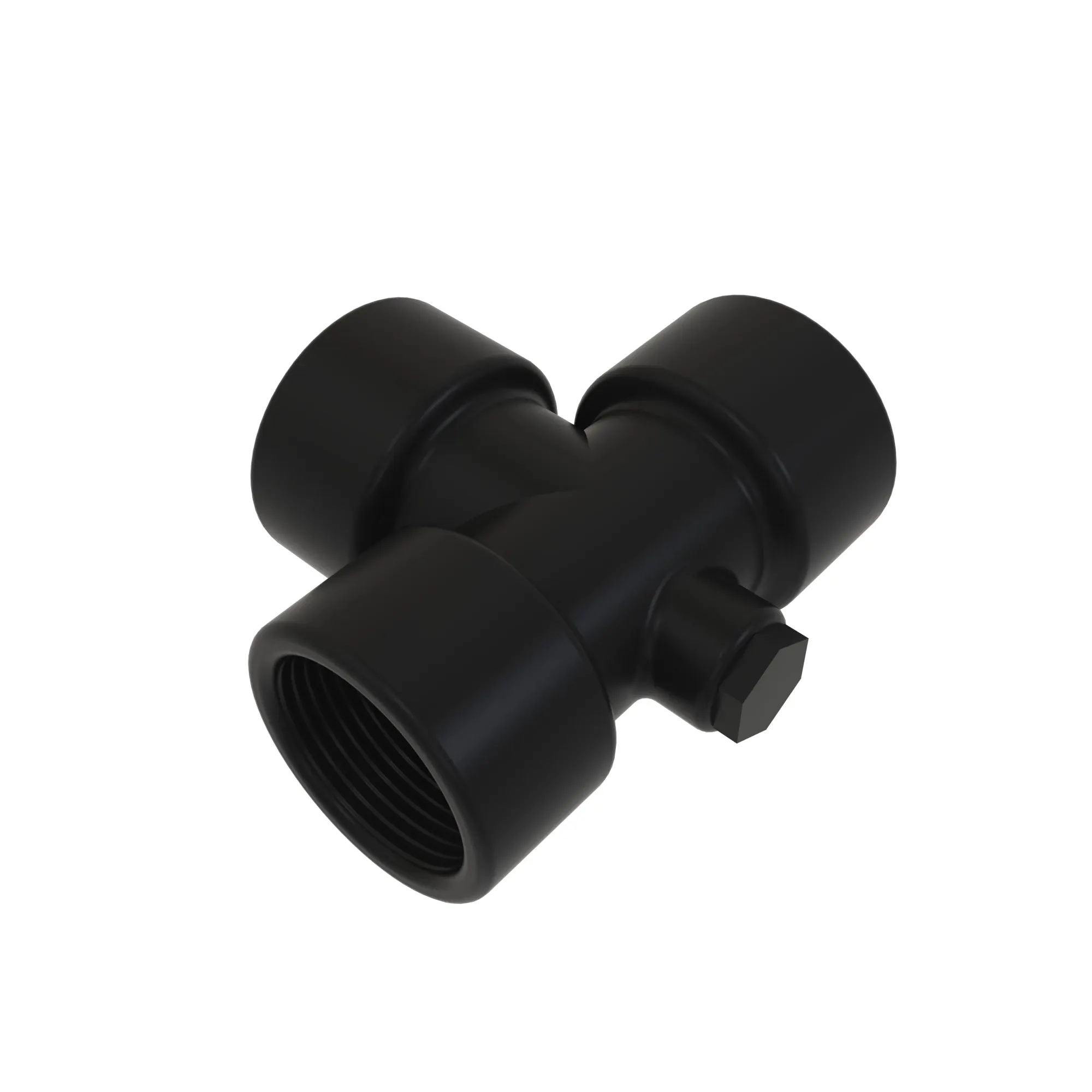 TEE 1" FPT W/ .25 PLUG