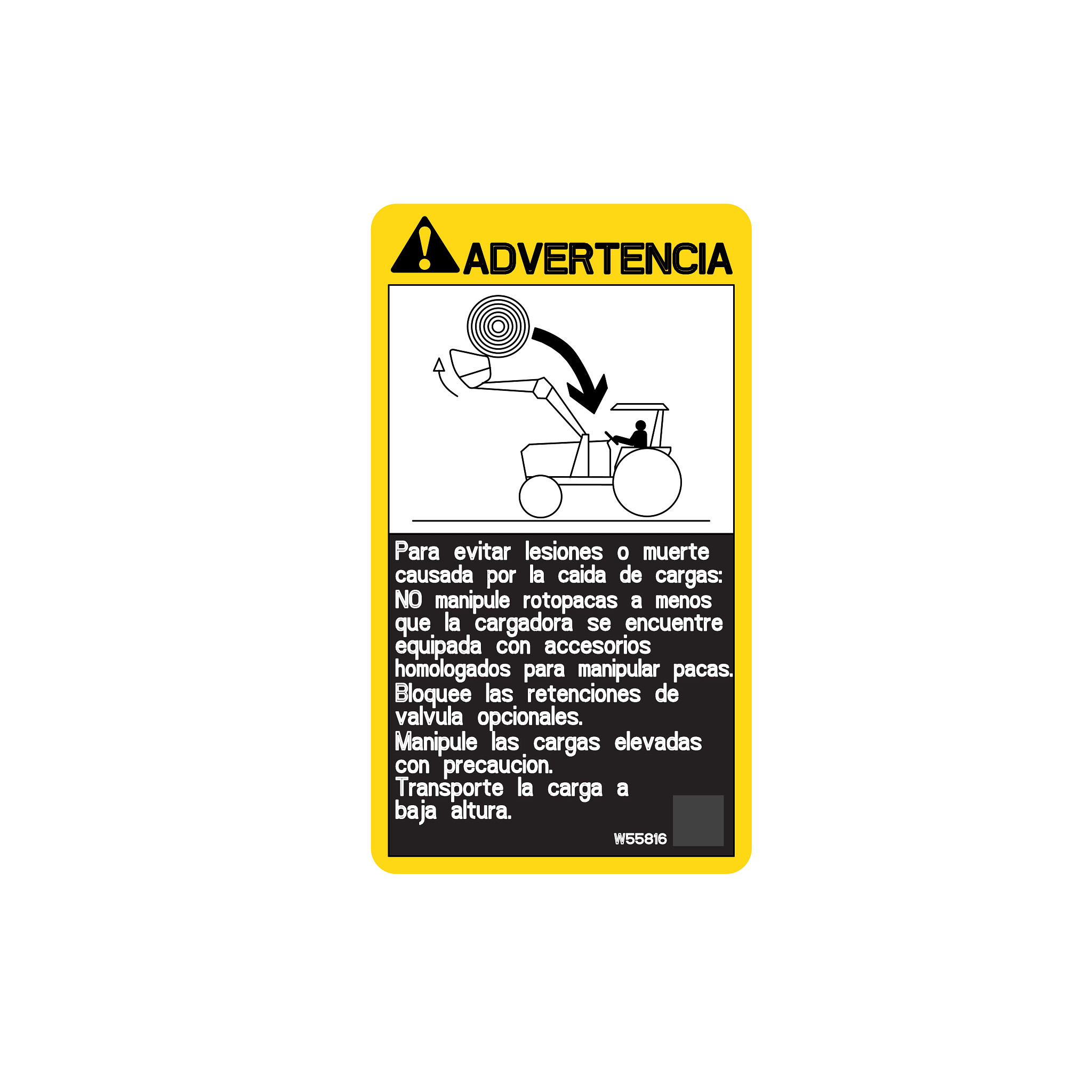 LABEL, WARNING SPANISH
