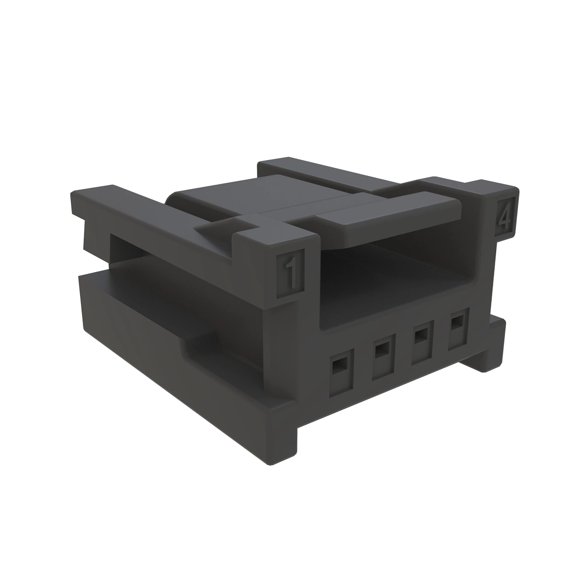 CONN MOLEX MINI50 4W F BLK PLSTC