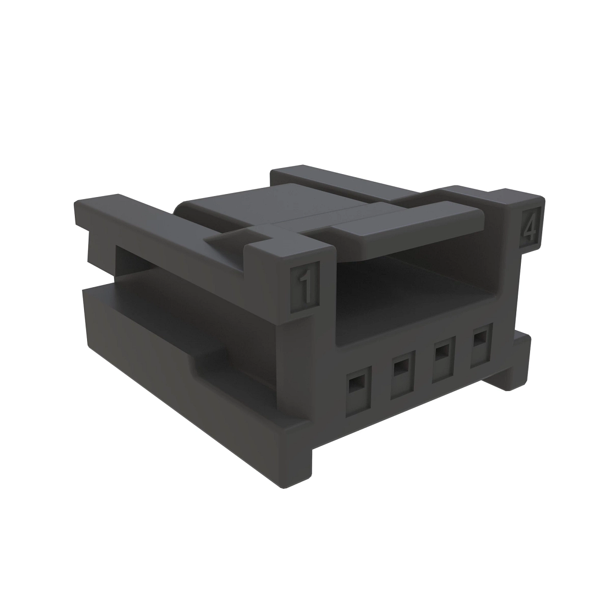 Conn Molex MINI50 4W F Blk Plstc