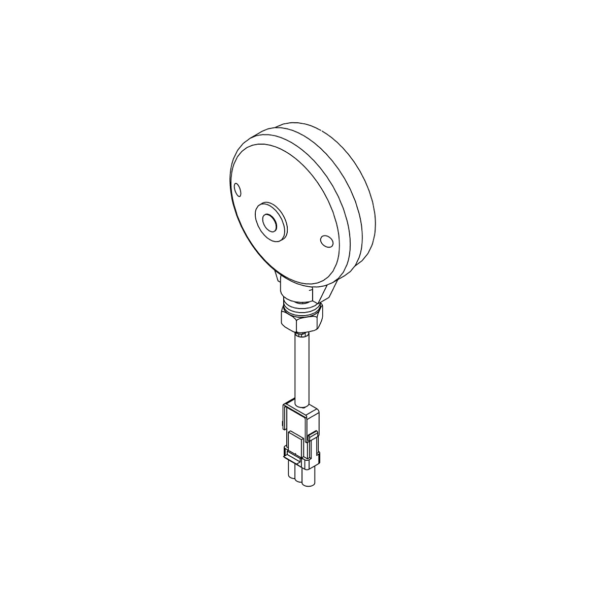 1590 RUSSIAN LAMP, RED/CLEAR