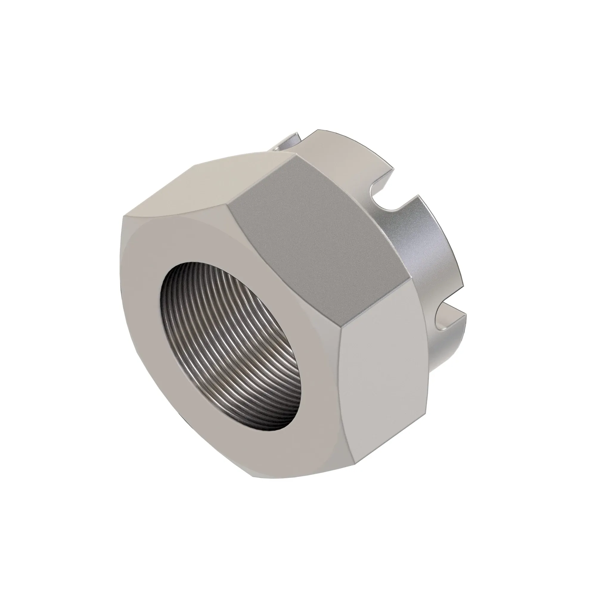 NUT, METRIC HEX SLOTTED
