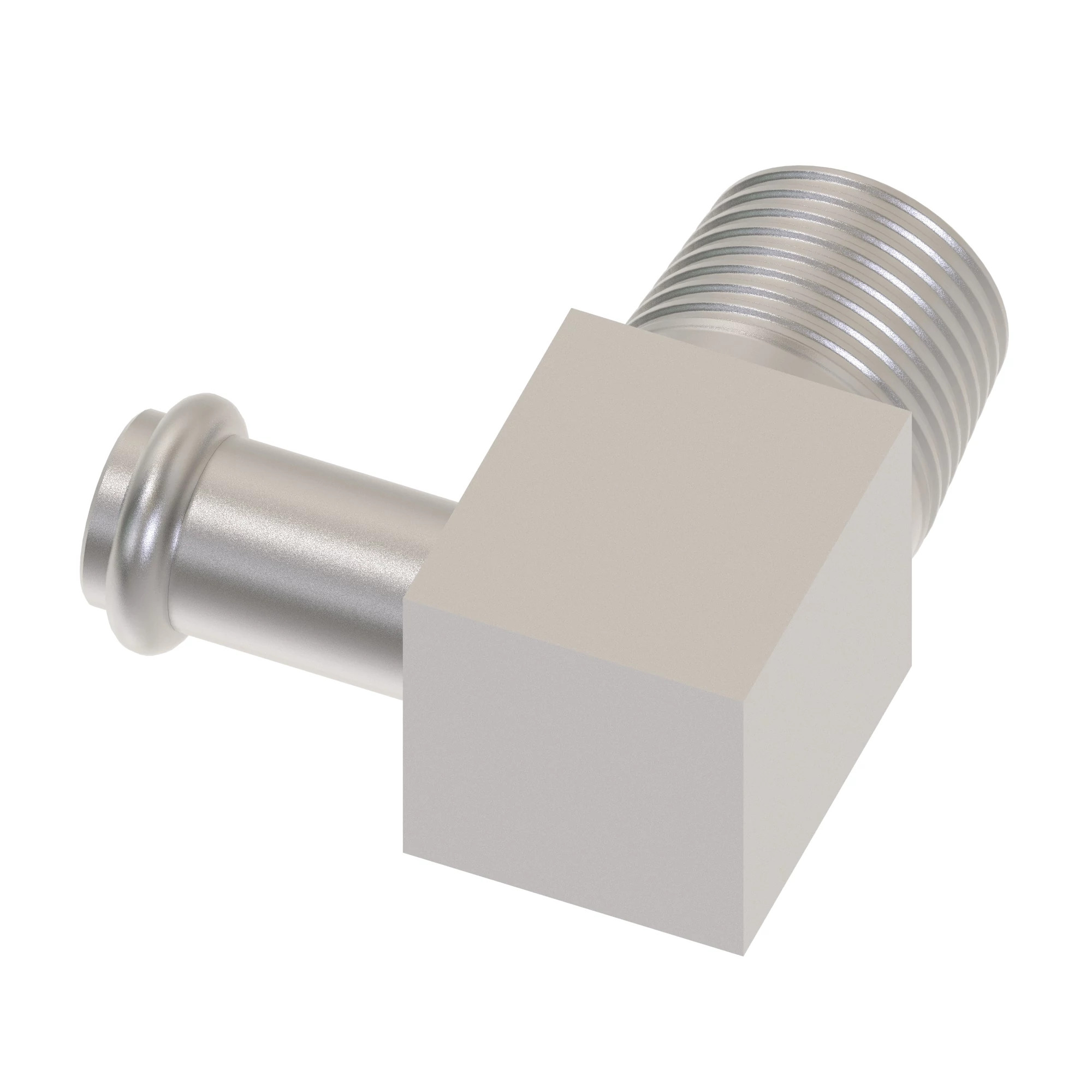 John Deere 90 Degree Male Threaded L-Shaped Adapter Fitting - R217755