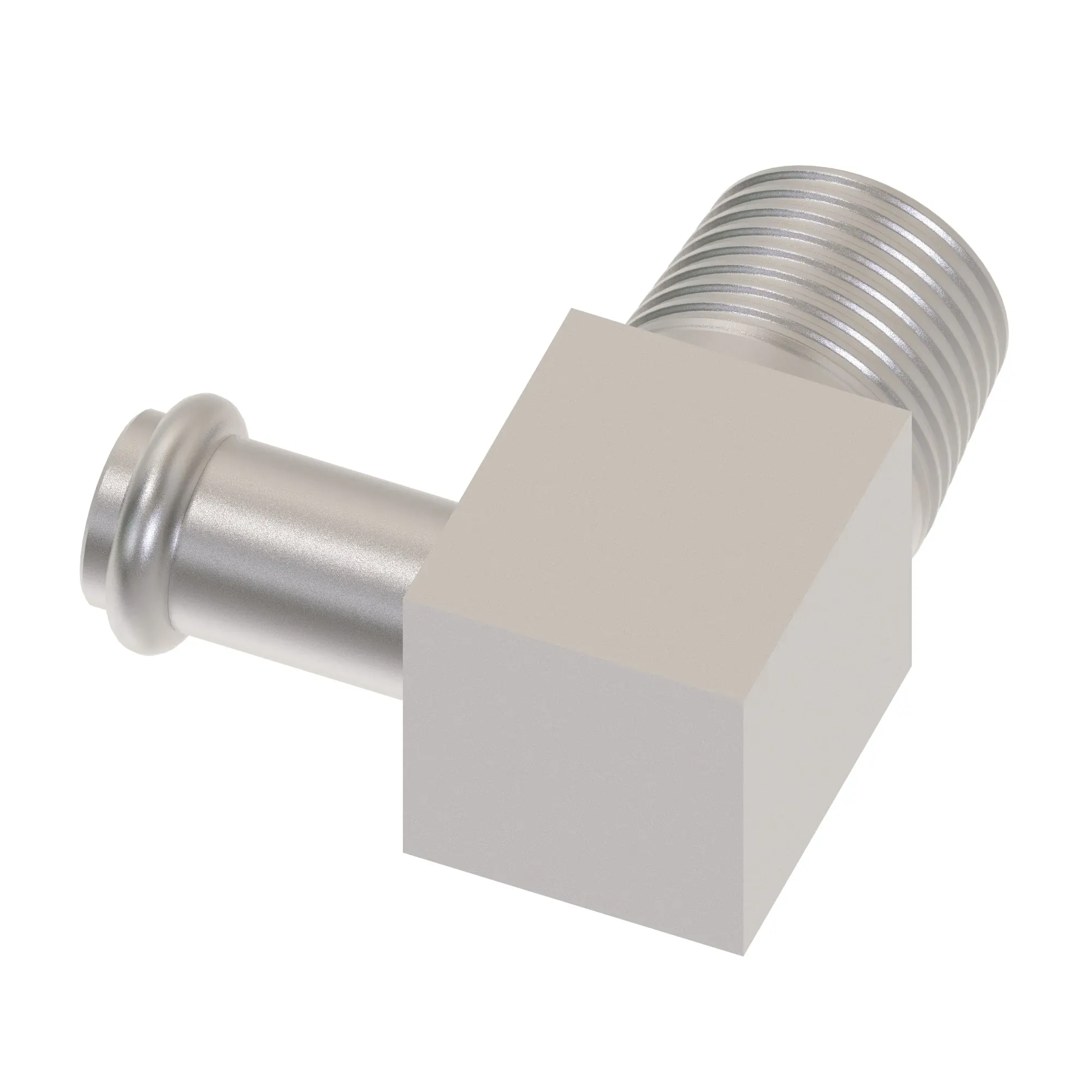 John Deere 90 Degree Male Threaded L-Shaped Adapter Fitting - R217755