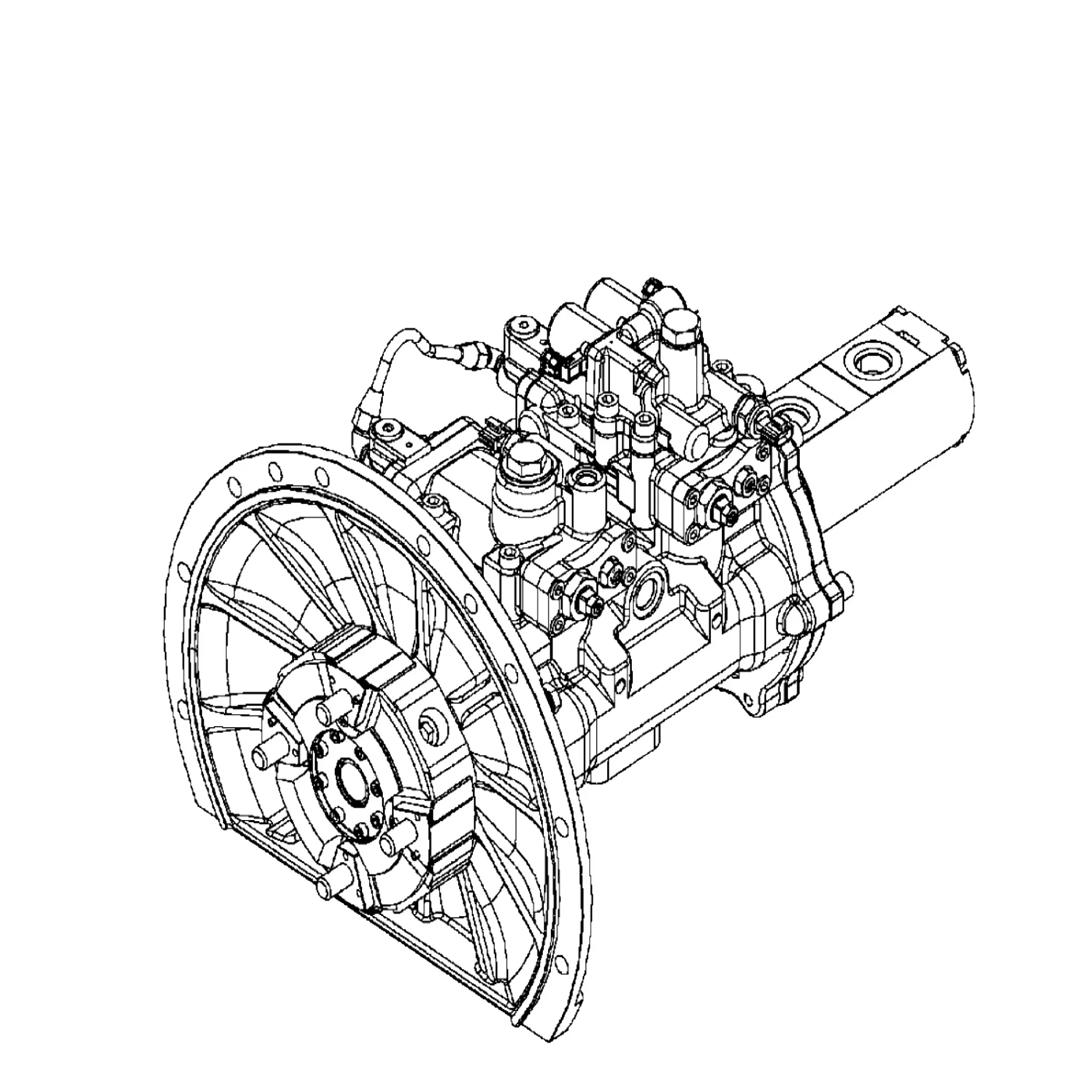 John Deere Hydraulic Pump - FYB60000682