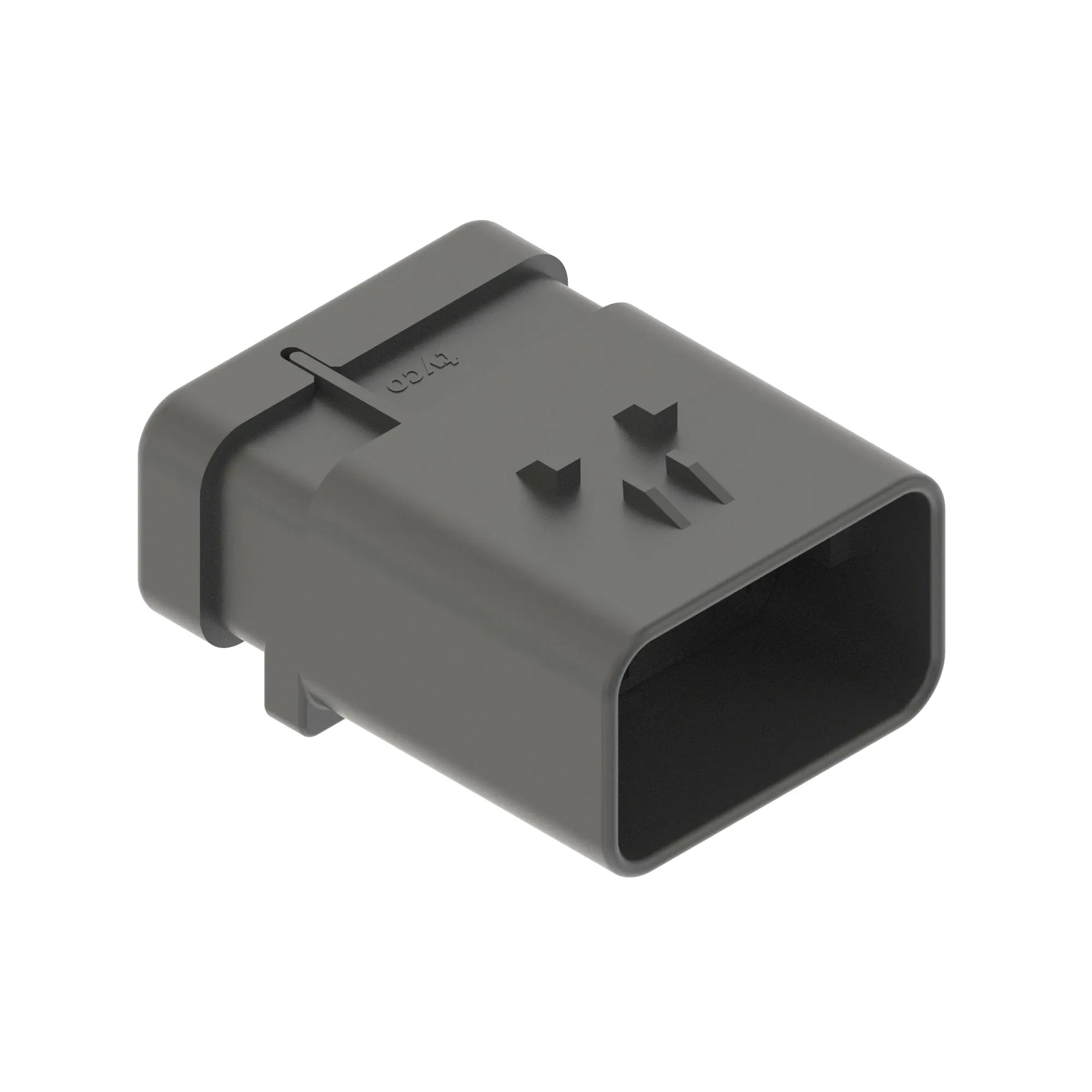 John Deere Gray Electrical Connector Housing, Cavities 12 - 57M9769