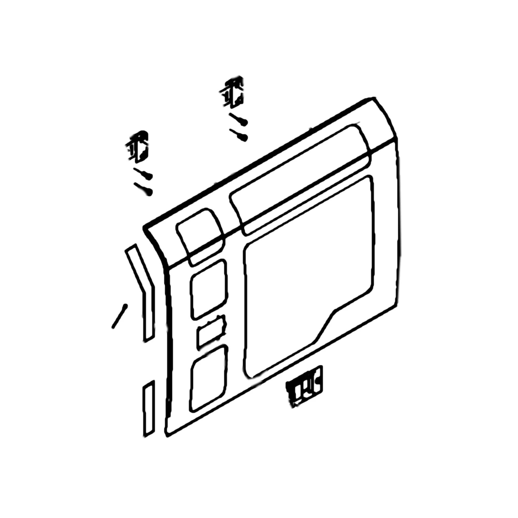 John Deere Cooling Package Door - FF502270P