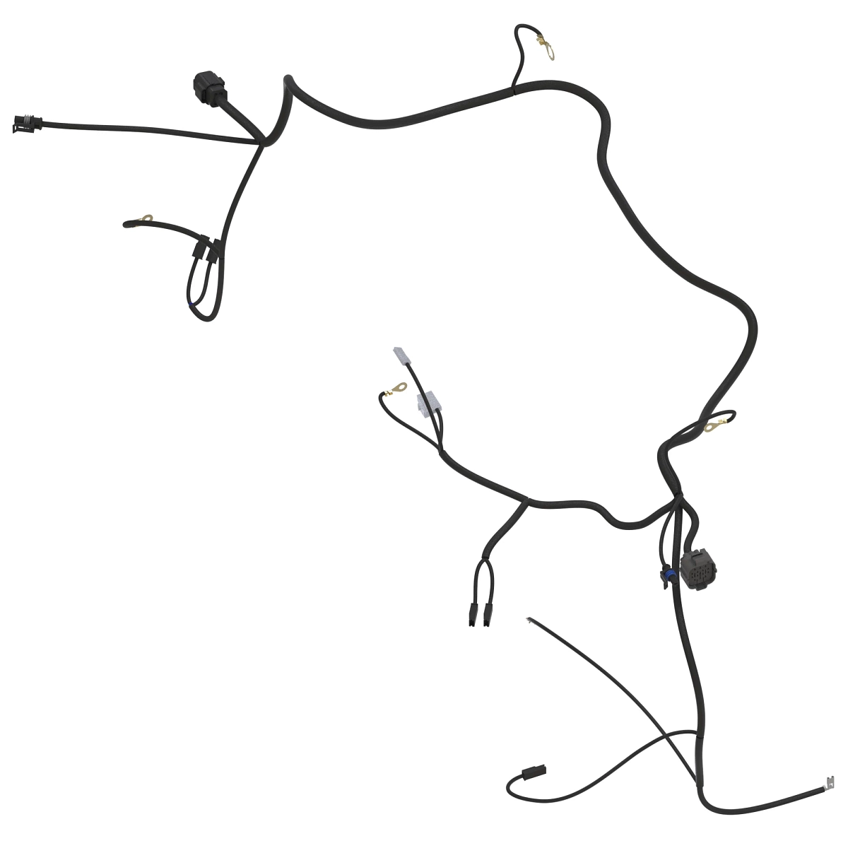 Wiring Harness, Front, Premium