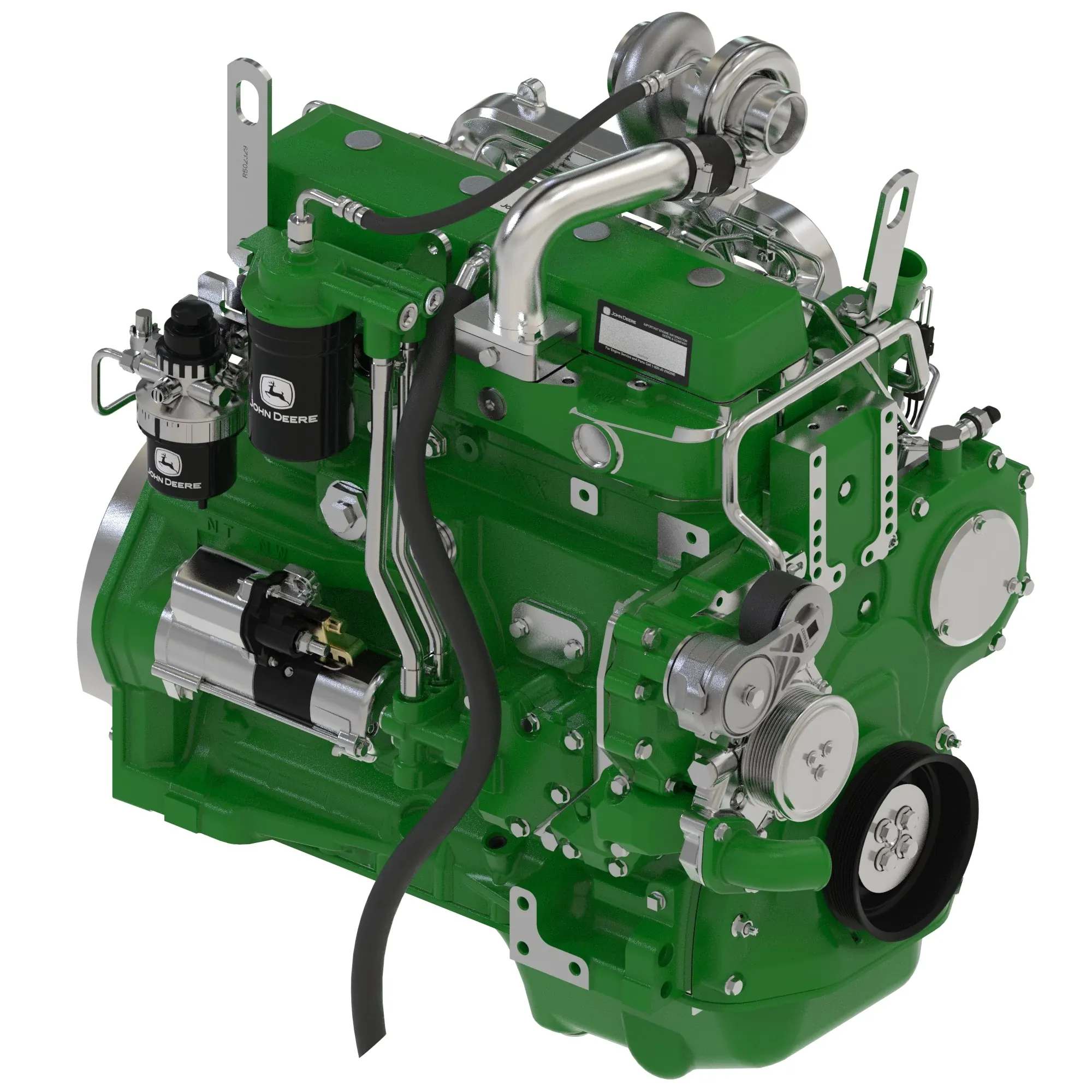 John Deere Diesel Engine Assembly - RE539662
