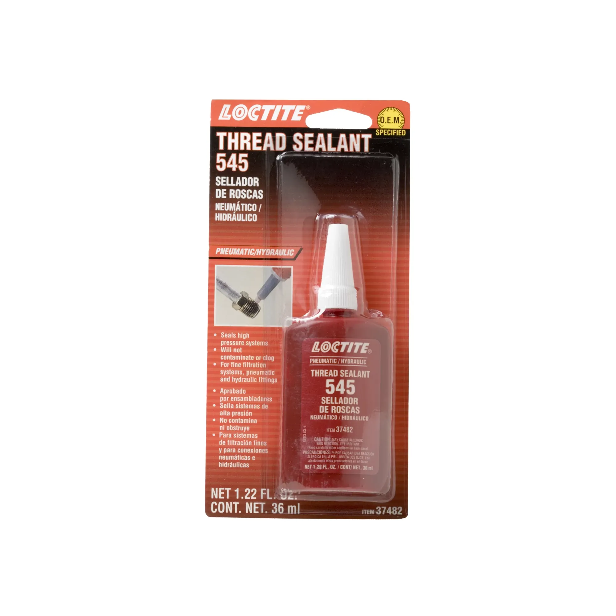 John Deere LOCTITE® Thread Sealant 545™, 36 ml (1.22 Fluid Oz) Bottle - PM37482