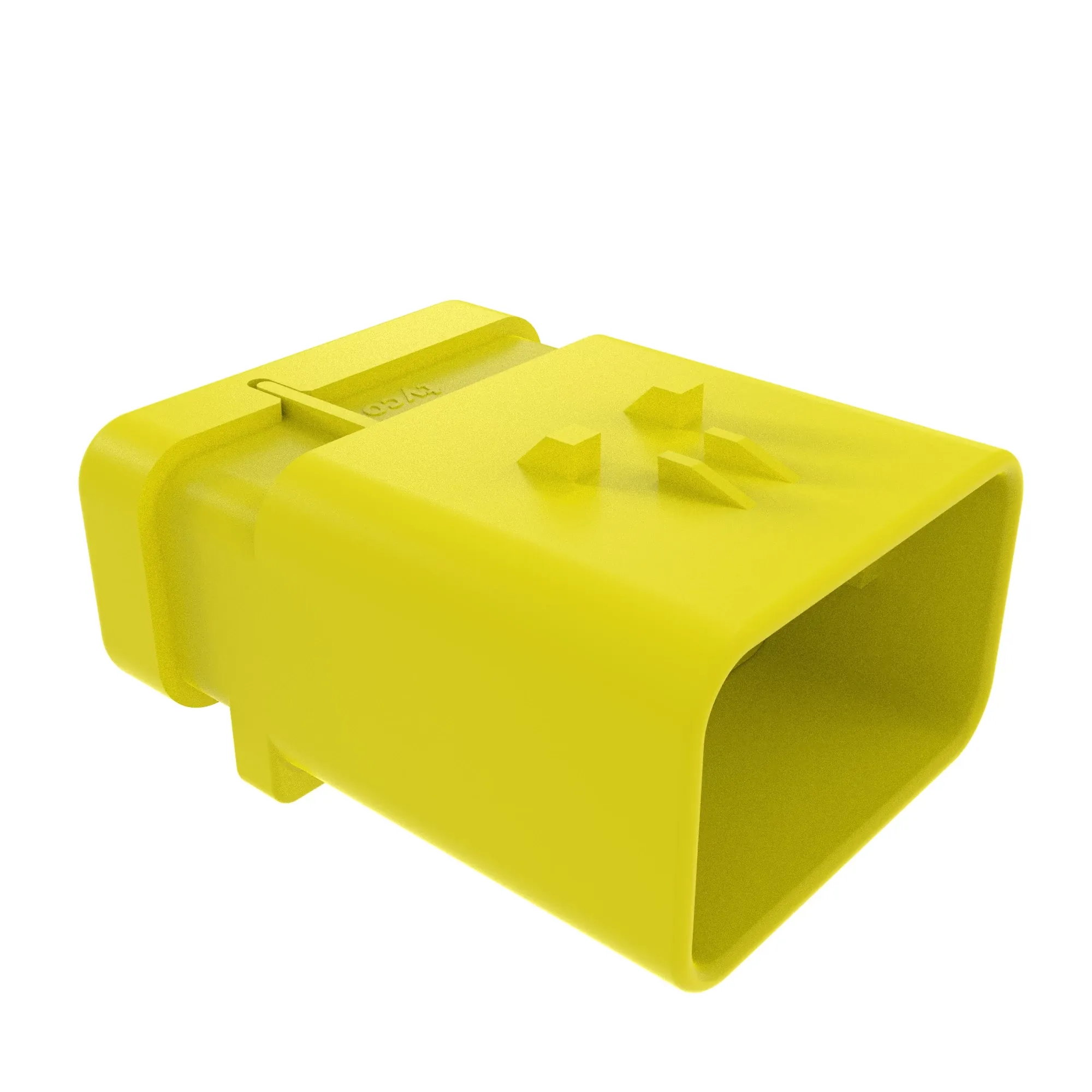 John Deere Yellow Electrical Connector Housing, Cavities 12 - 57M9770