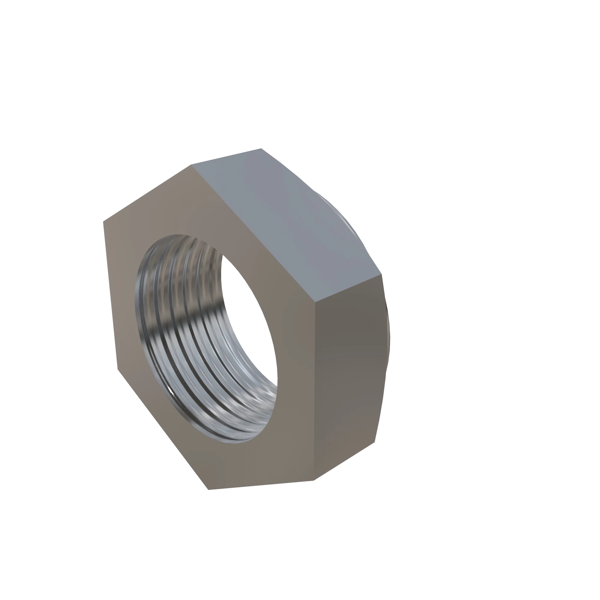 ひー N101345: Hexagonal Lock Nut, 19.05 mm (3/4
