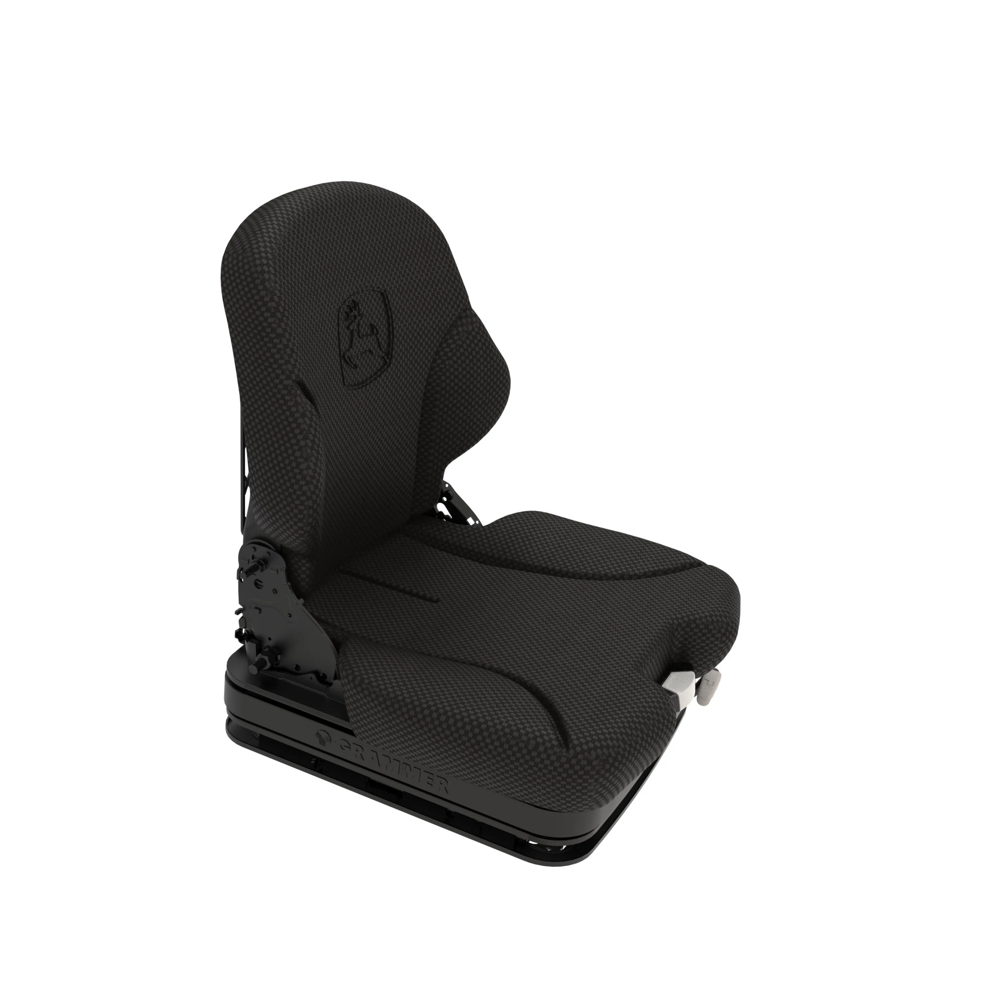 John Deere Vinyl Air Suspension Seat Assembly - AT405894