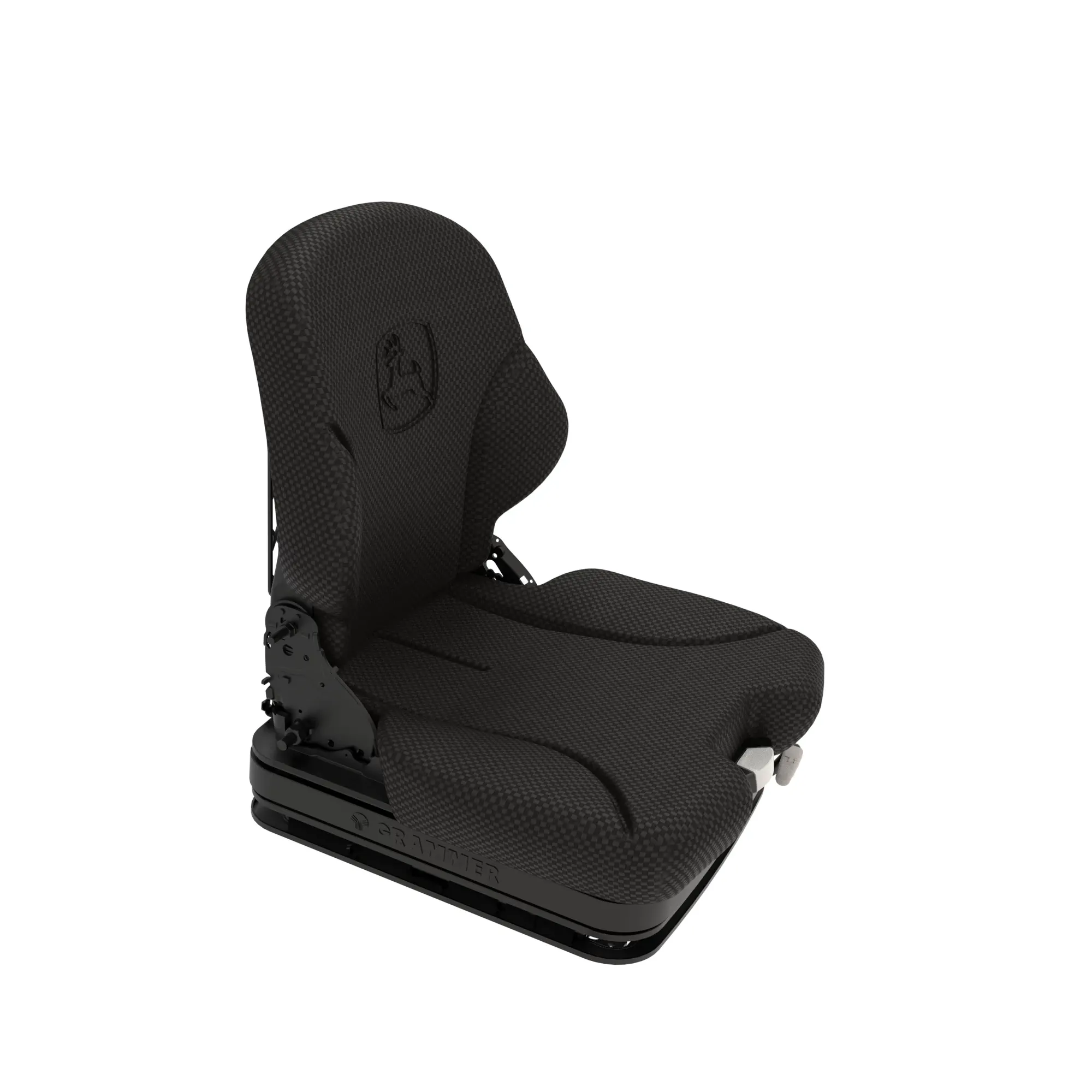 John Deere Vinyl Air Suspension Seat Assembly - AT405894