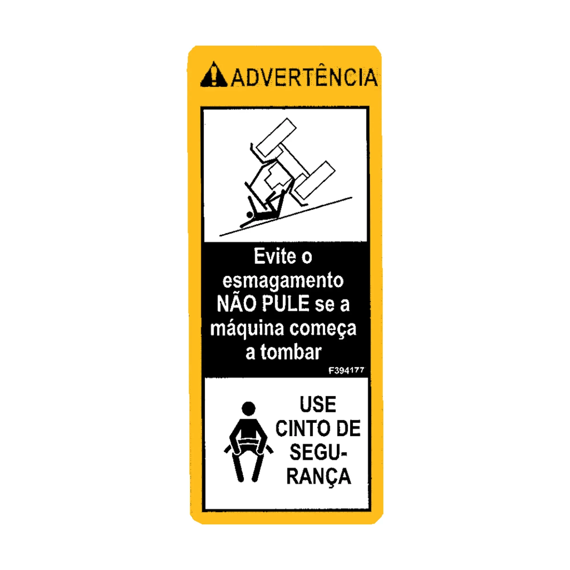 Label, Warn. Avoid Crushing, Port.