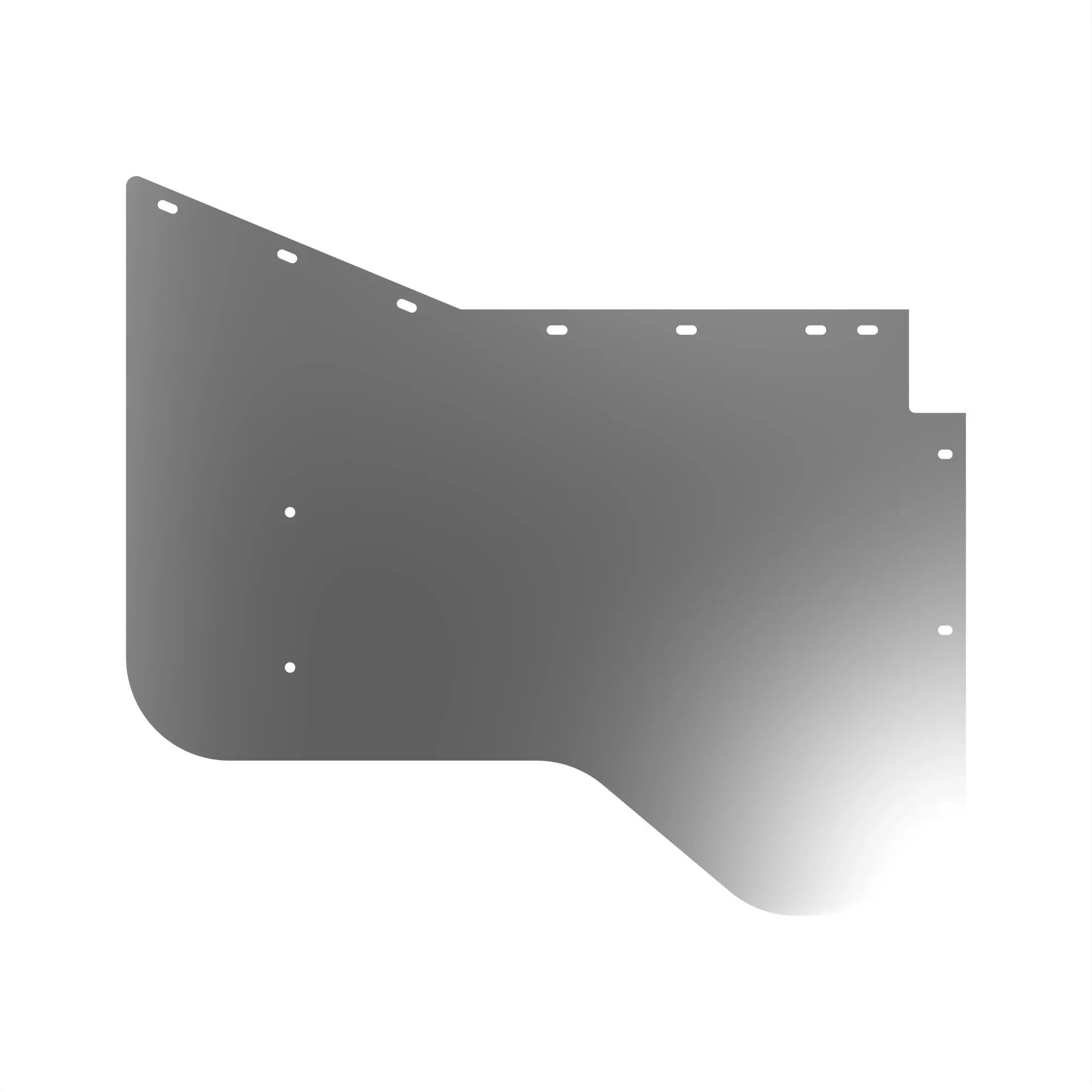 SHIELD, CURTAIN - STRAW SPREADER WI