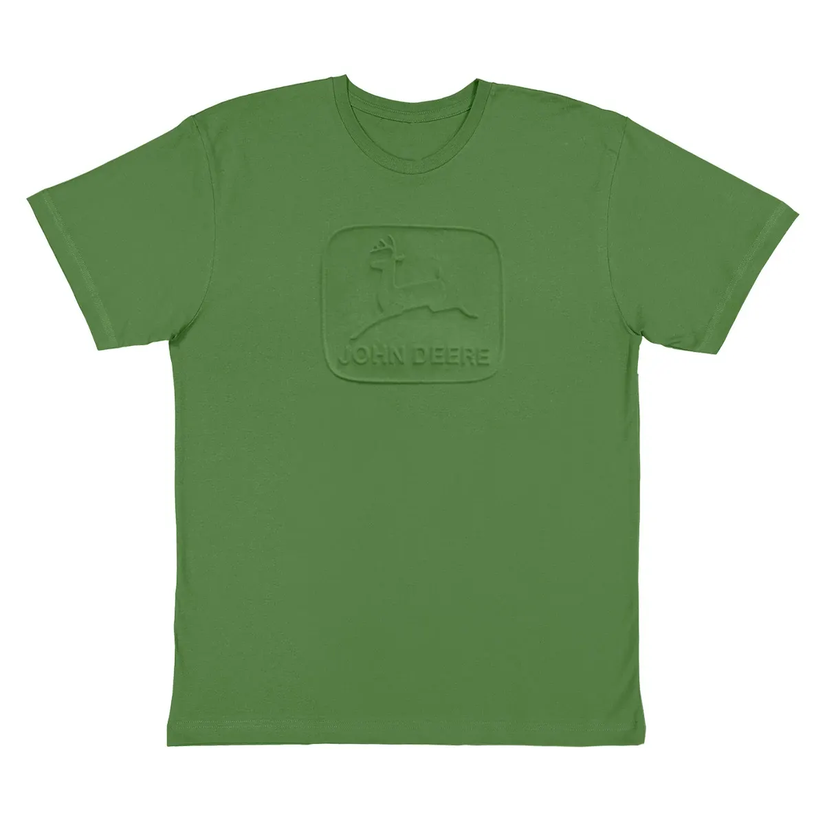 Vintage Embossed Green T-Shirt