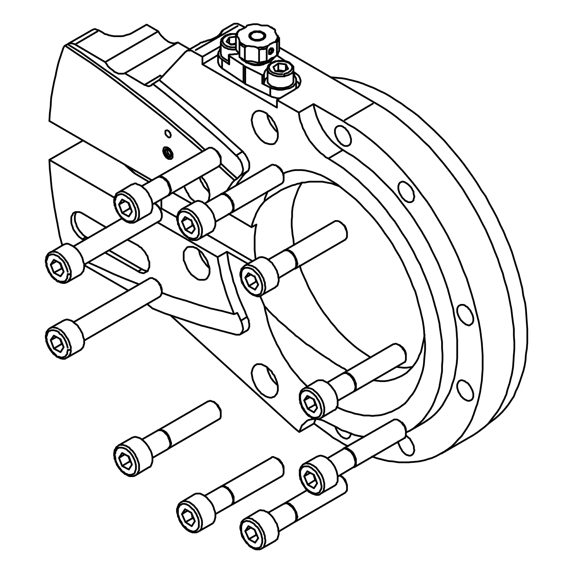 John Deere Chain Tensioner Device Bracket - F715038
