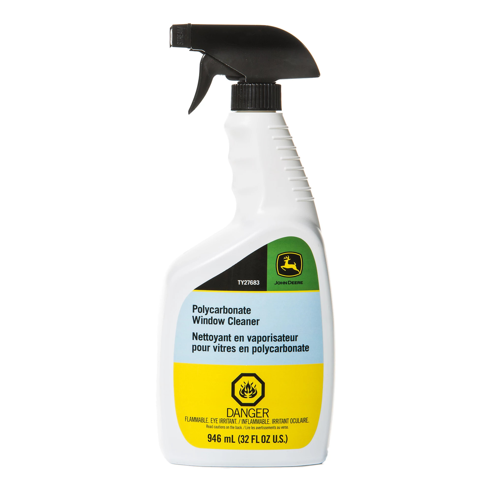 John Deere Polycarbonate Window Cleaner Spray Fluid, 946 ml (32 Fluid Oz) - TY27683