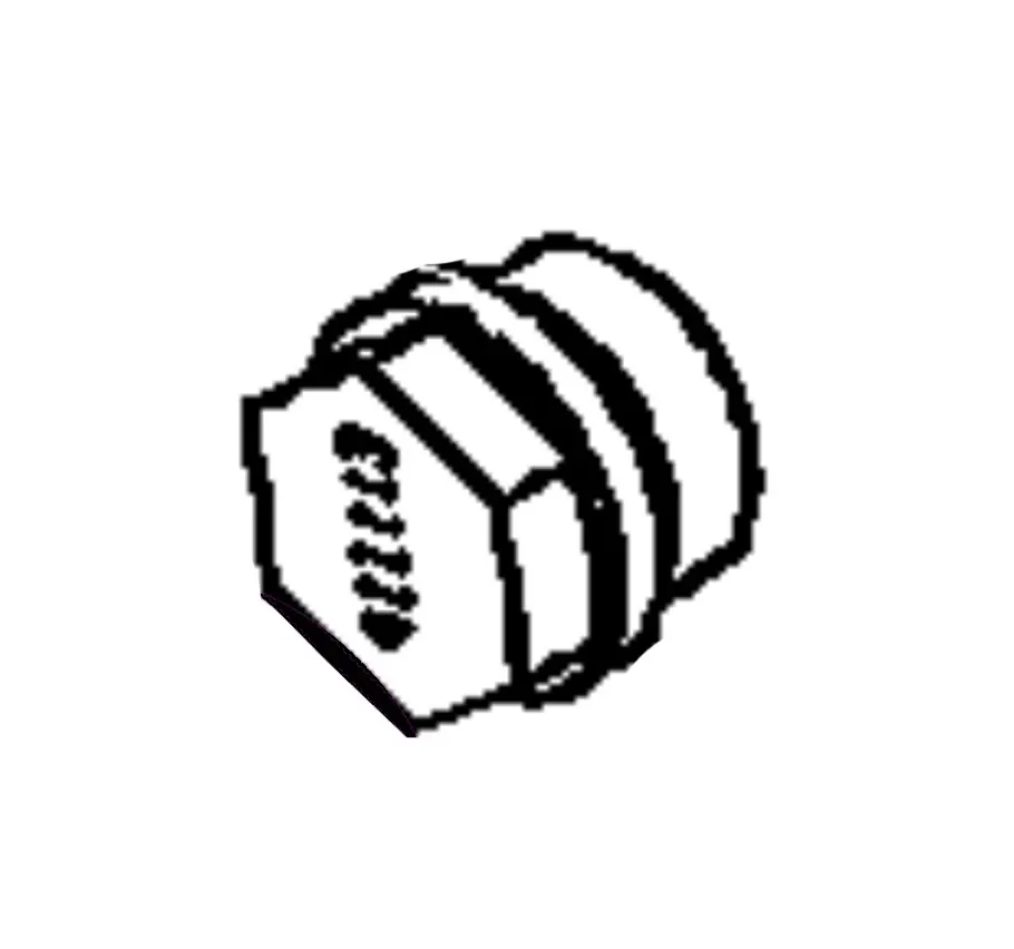John Deere Feeding Motor Block Plug - F076956