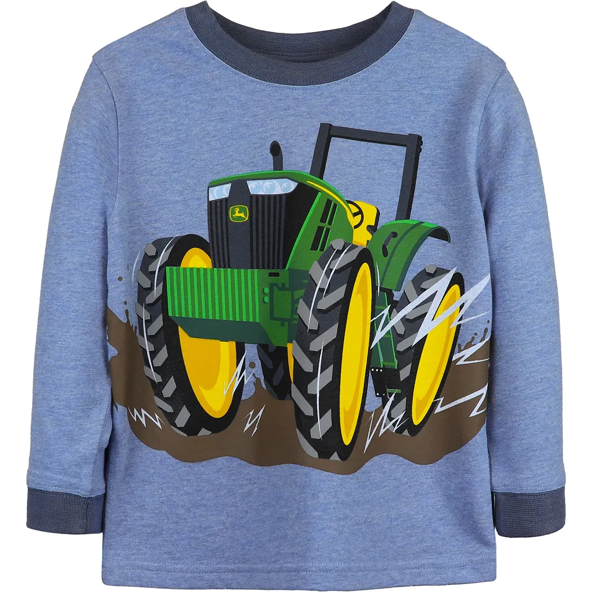 Toddler Rugged Tractor Long Sleeve T-Shirt