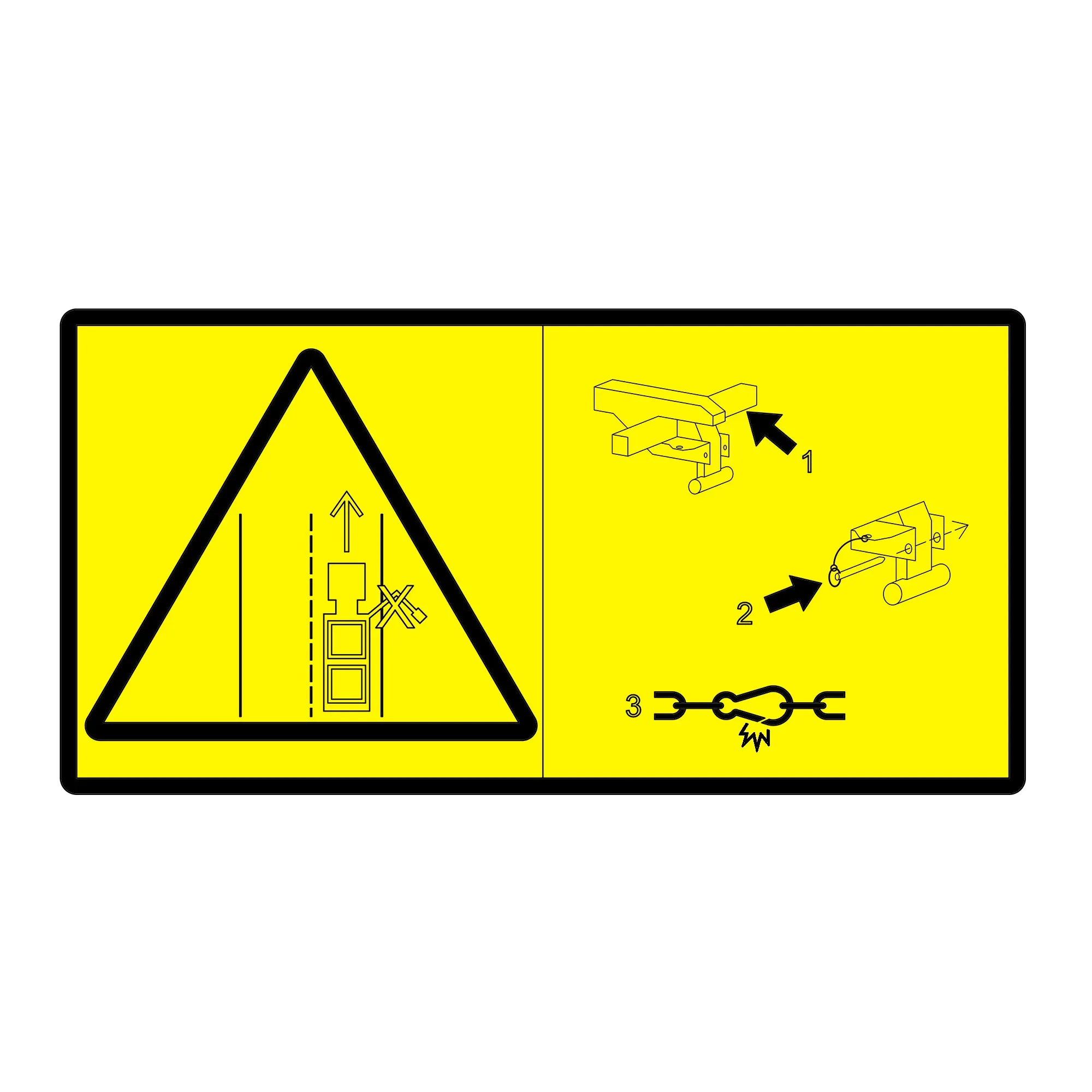 John Deere Warning Safety Sign - N401321