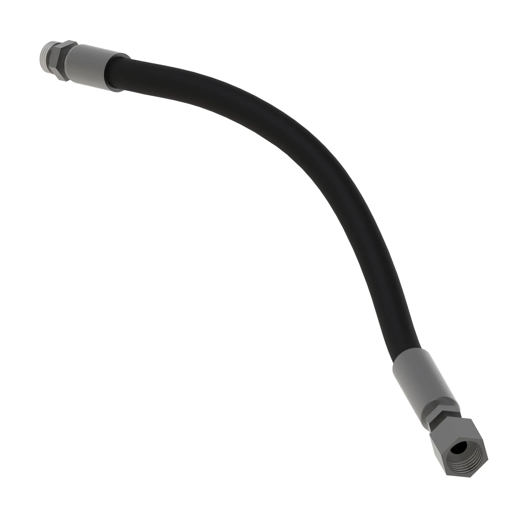 John Deere Rear Pump Outlet Hydraulic Hose - AT518282