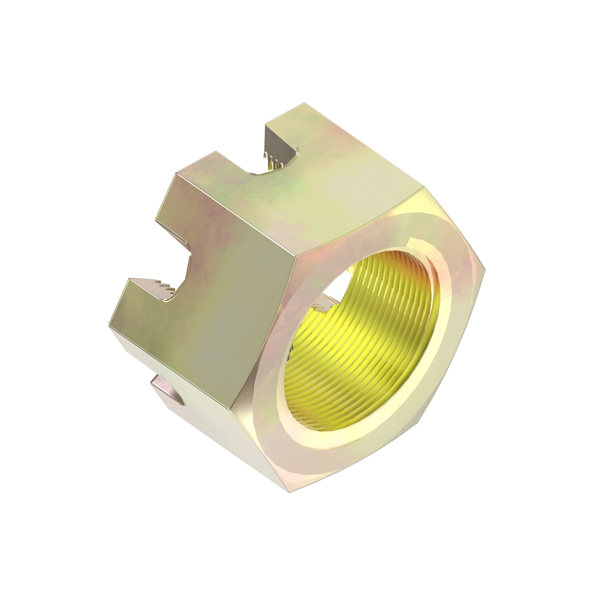のの HXE35847: Hexagonal Slotted Nut, M24 | Shop.Deere.com