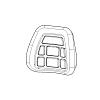 John Deere Seat Back - ER480493