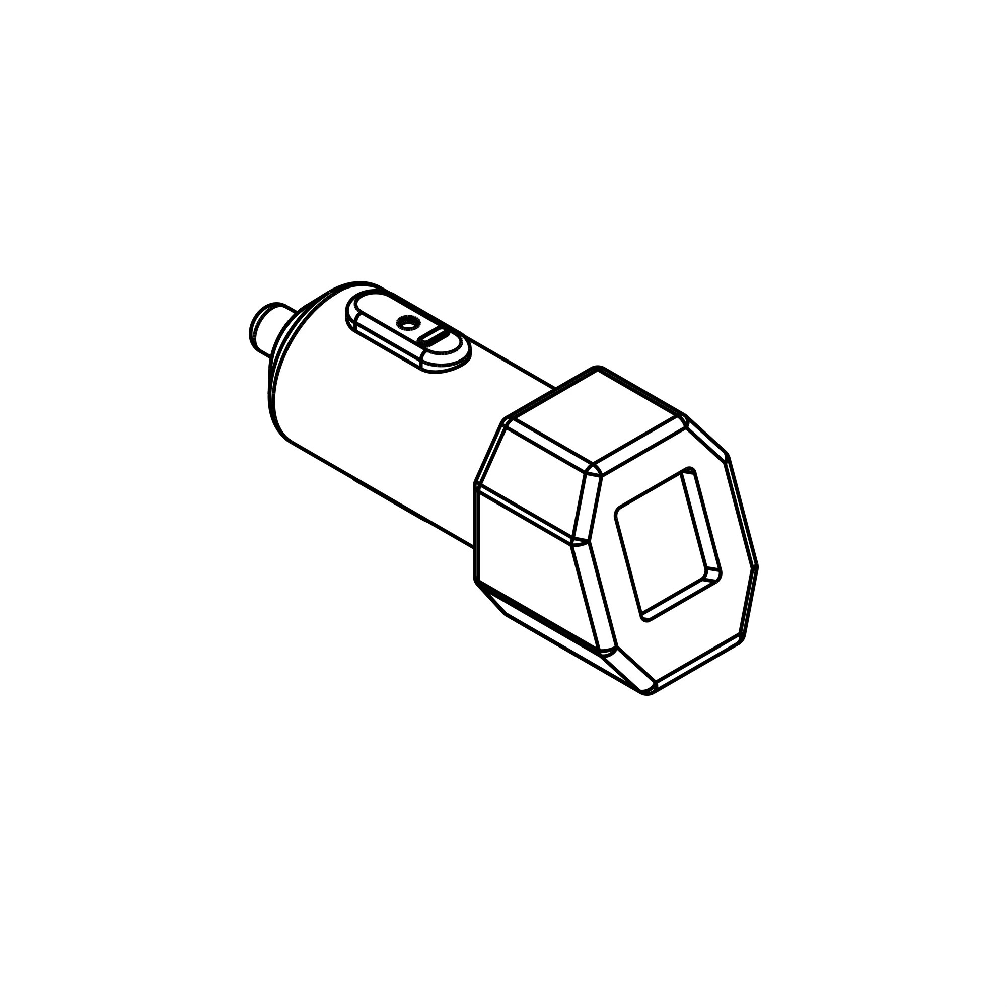 John Deere USB Cell Phone and Battery Charger - RE566705