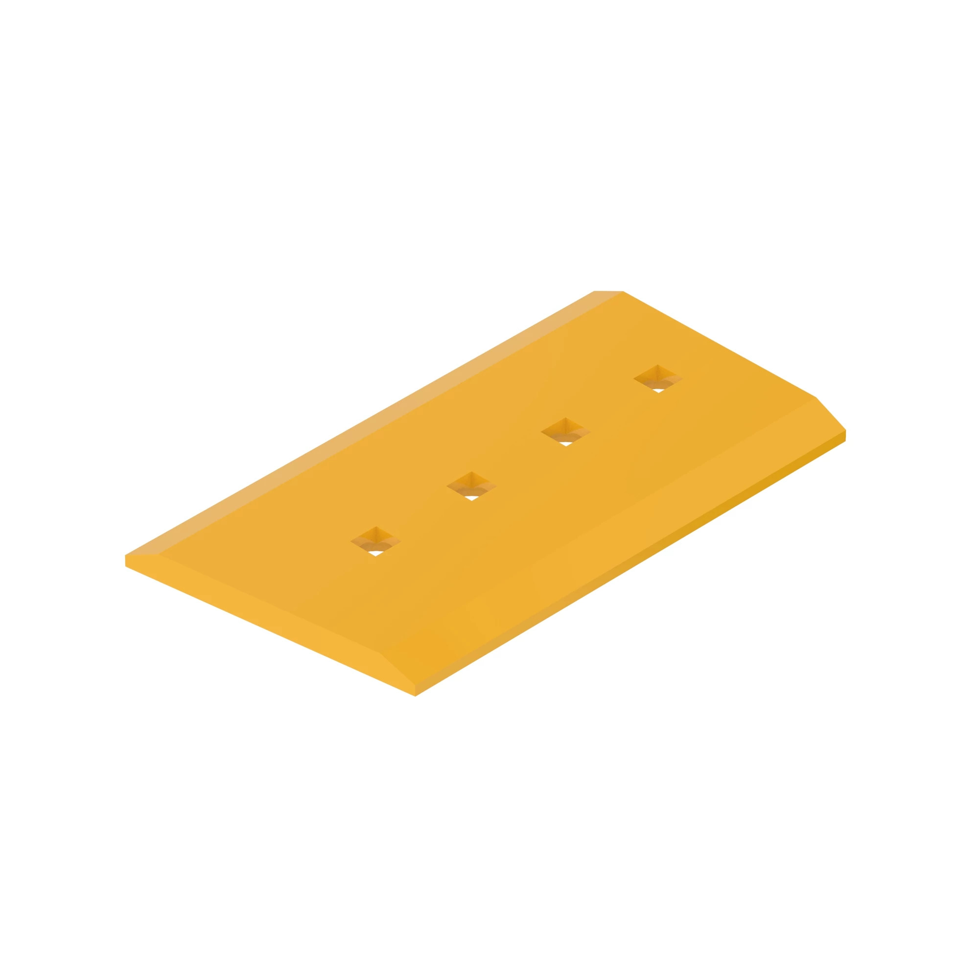 John Deere DURA-MAX™ Level Cut Right Side End Bit Cutting Edge, 14.88 inch (378 mm) Long - T161730