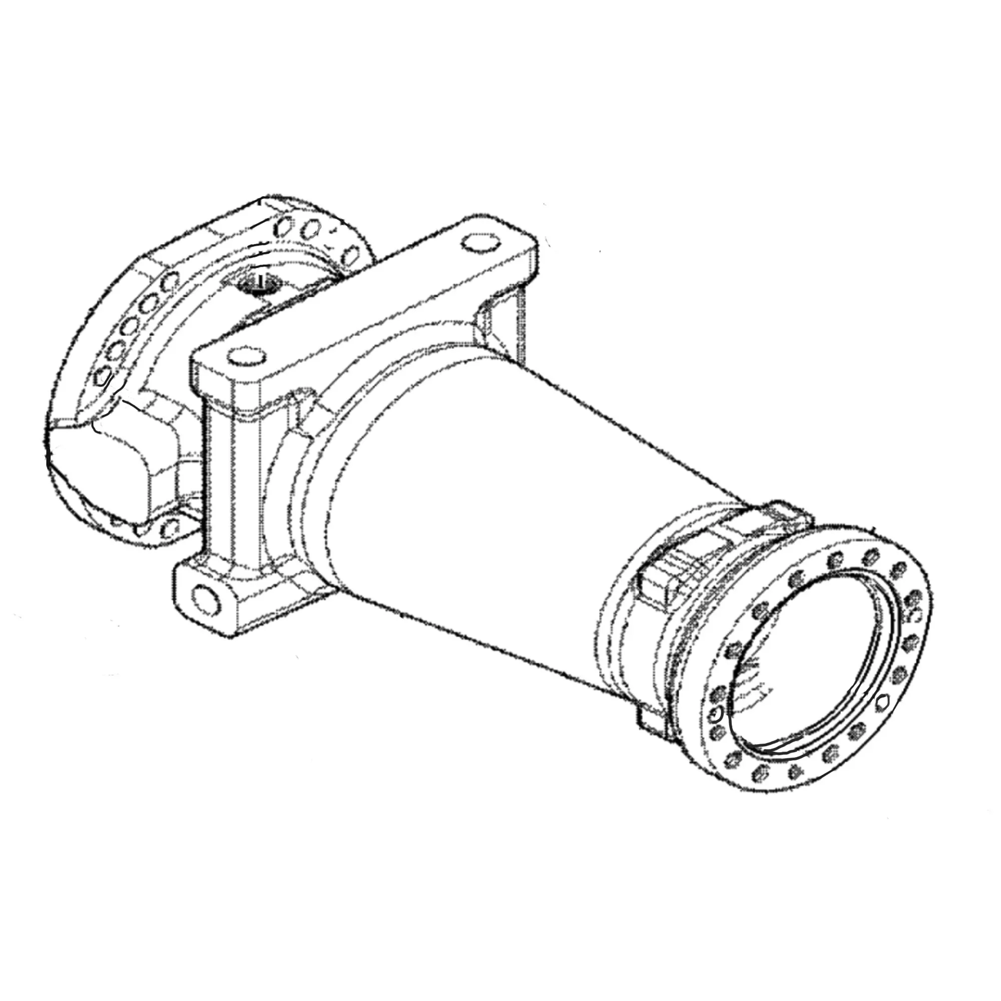 John Deere Axle Beam Housing - F072716