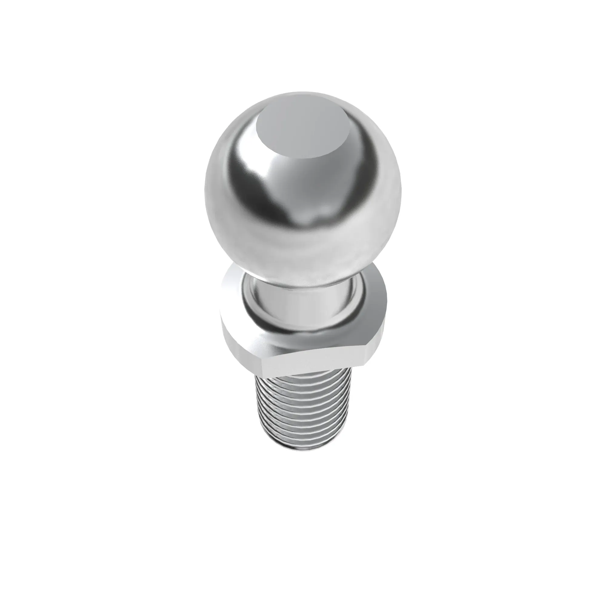 BALL, STUD, METRIC, THREADED