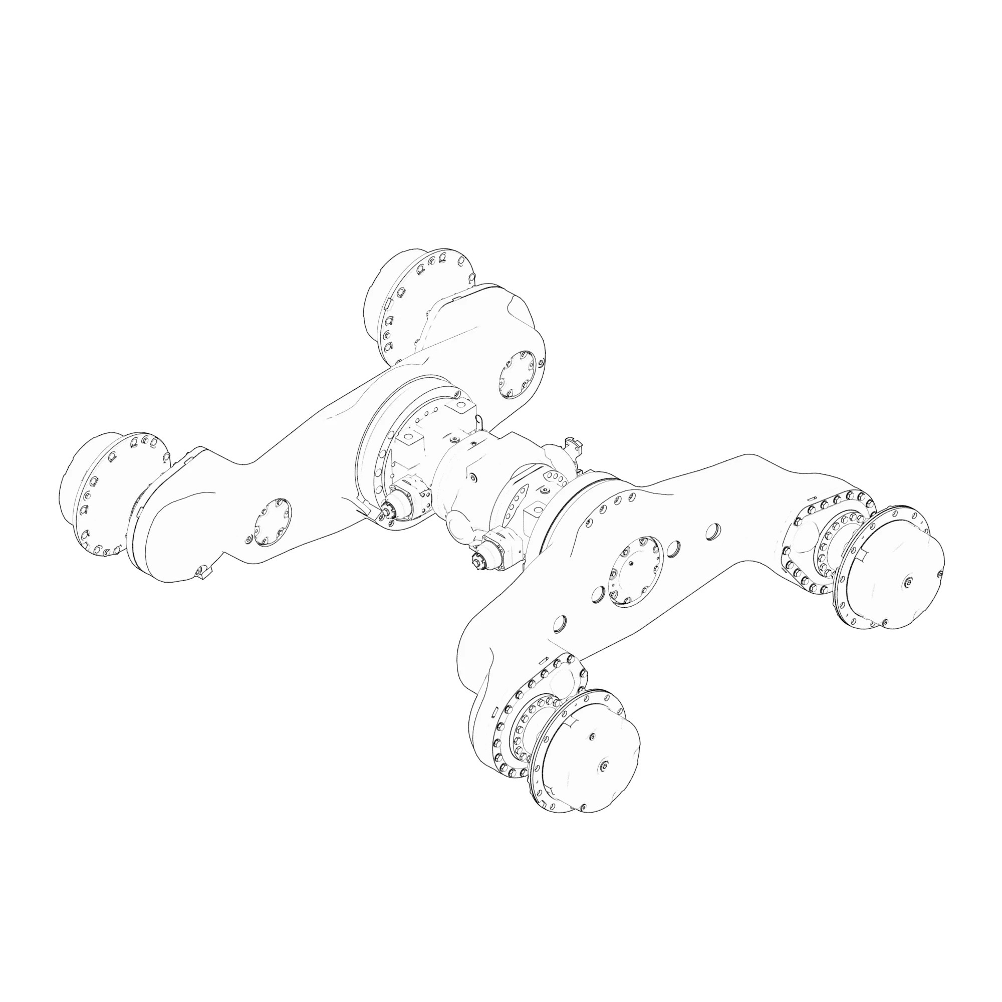 John Deere Axle - F071840