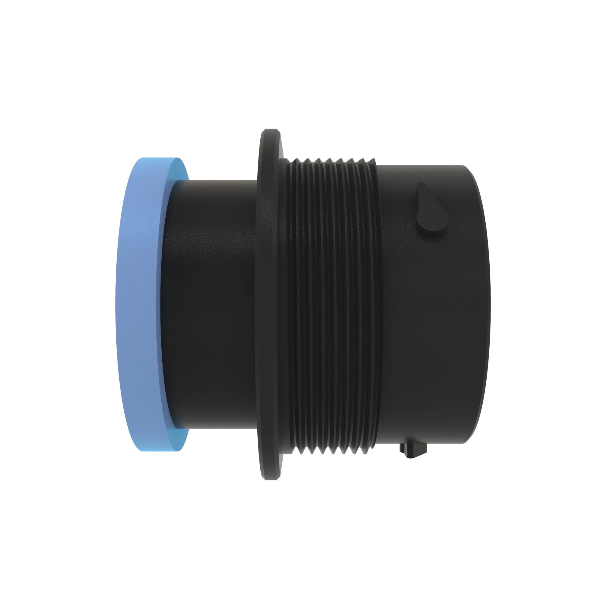 CONN DEUTSCH HDP20 23W FS BLK PLSTC