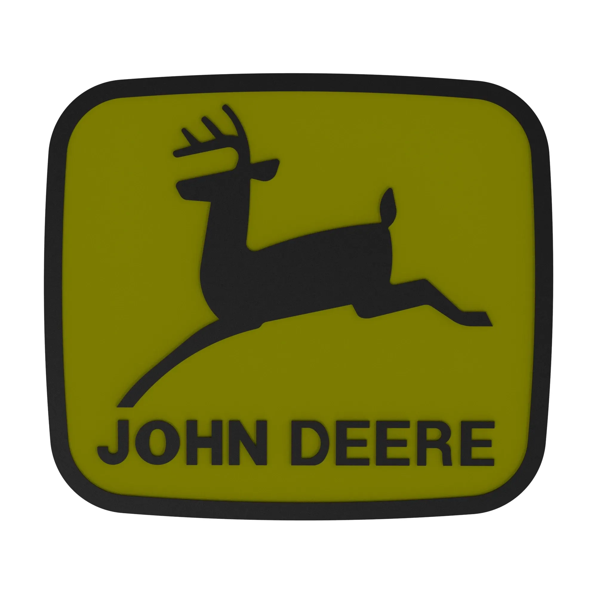 John Deere Leaping Deer design Label - JD5236