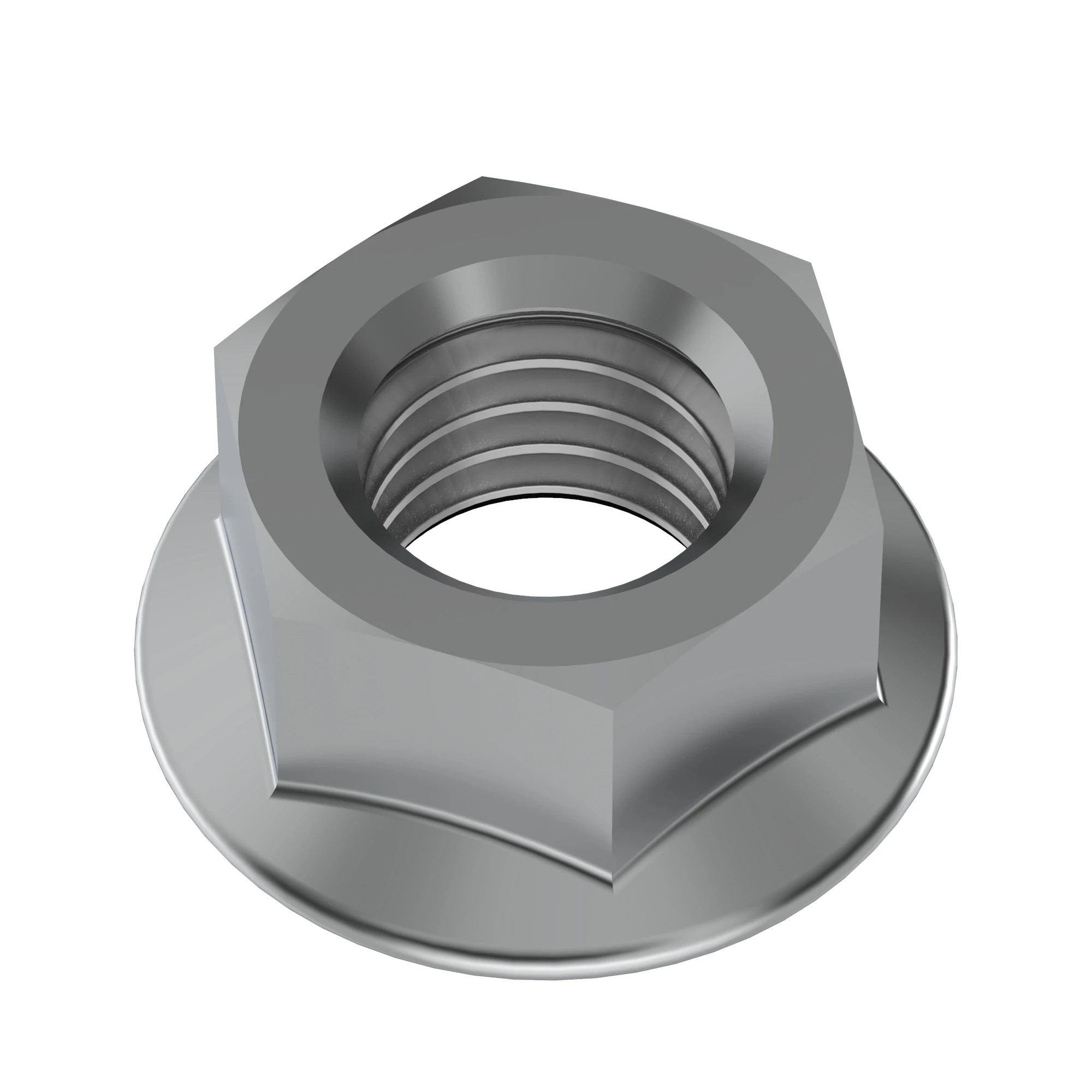 FLANGE NUT, HEX FLANGE M8X 1.25 12