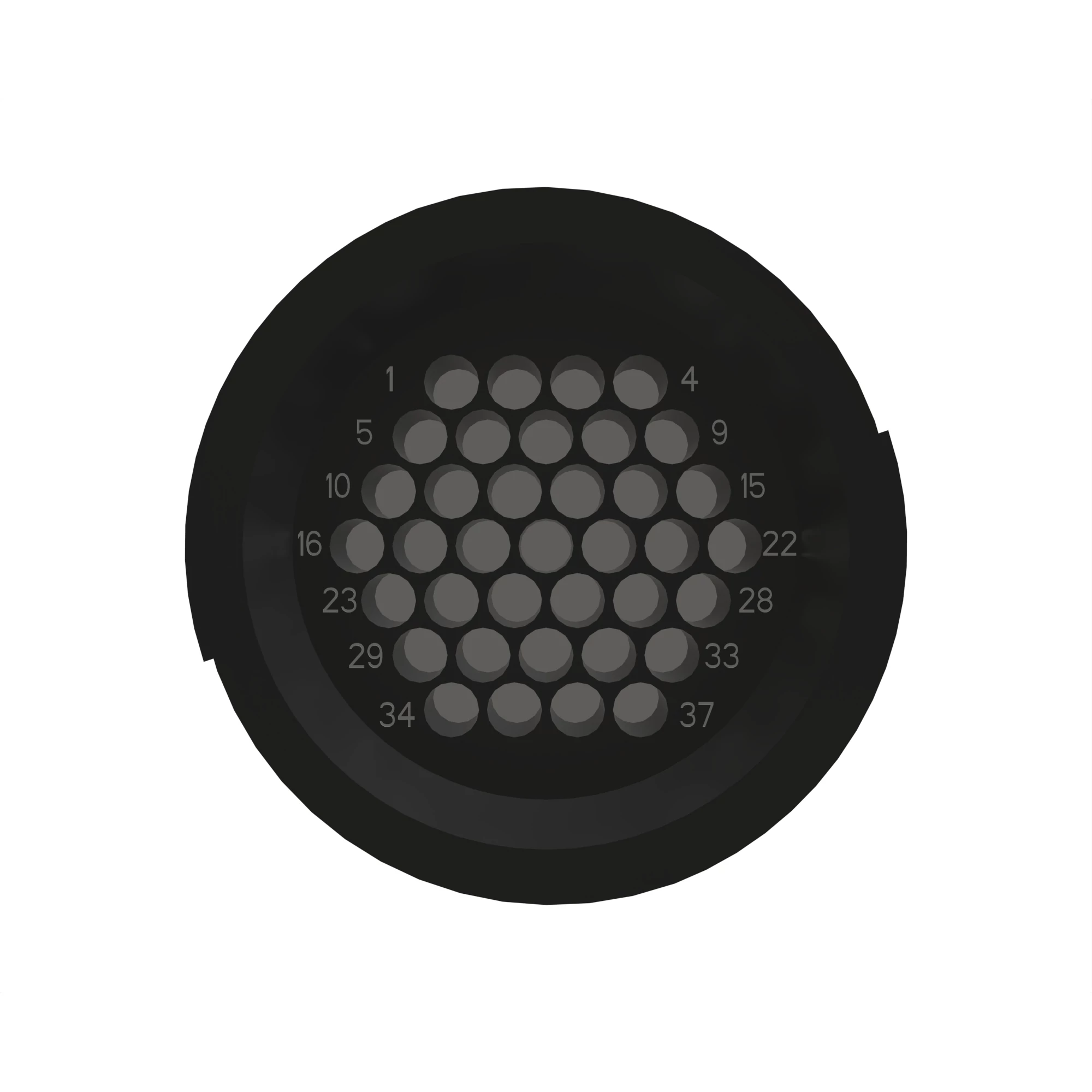 (u.s) R77456: Black Electrical Connector Terminal, 37 Cavities | Shop