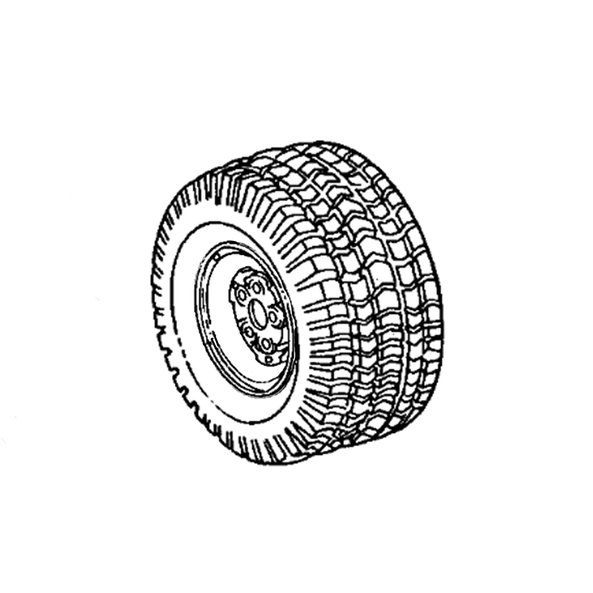 Tire - 23X10.5-12 4-Ply R/S