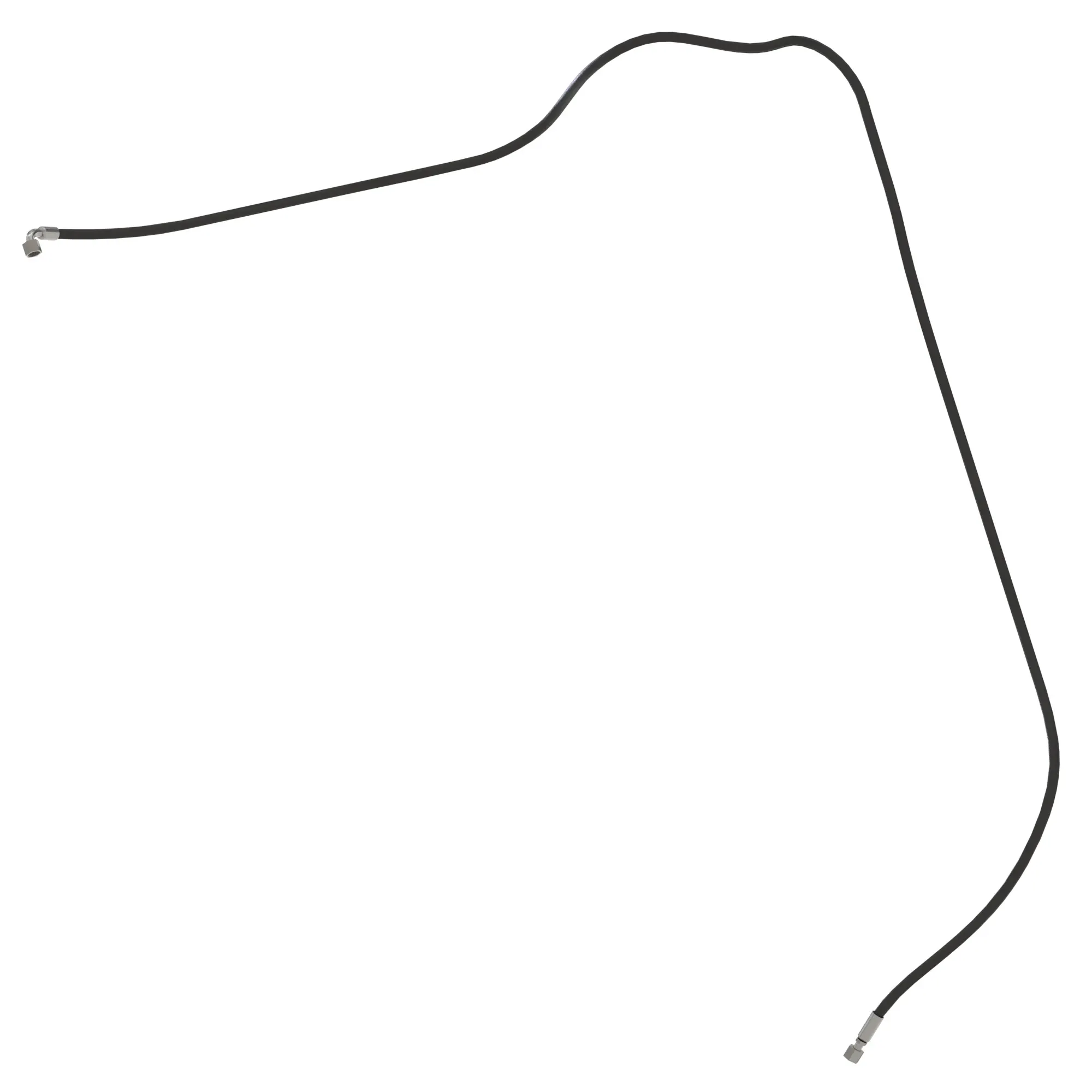 John Deere Gearcase Cooler Return Fabricated Hydraulic Hose - AN404322