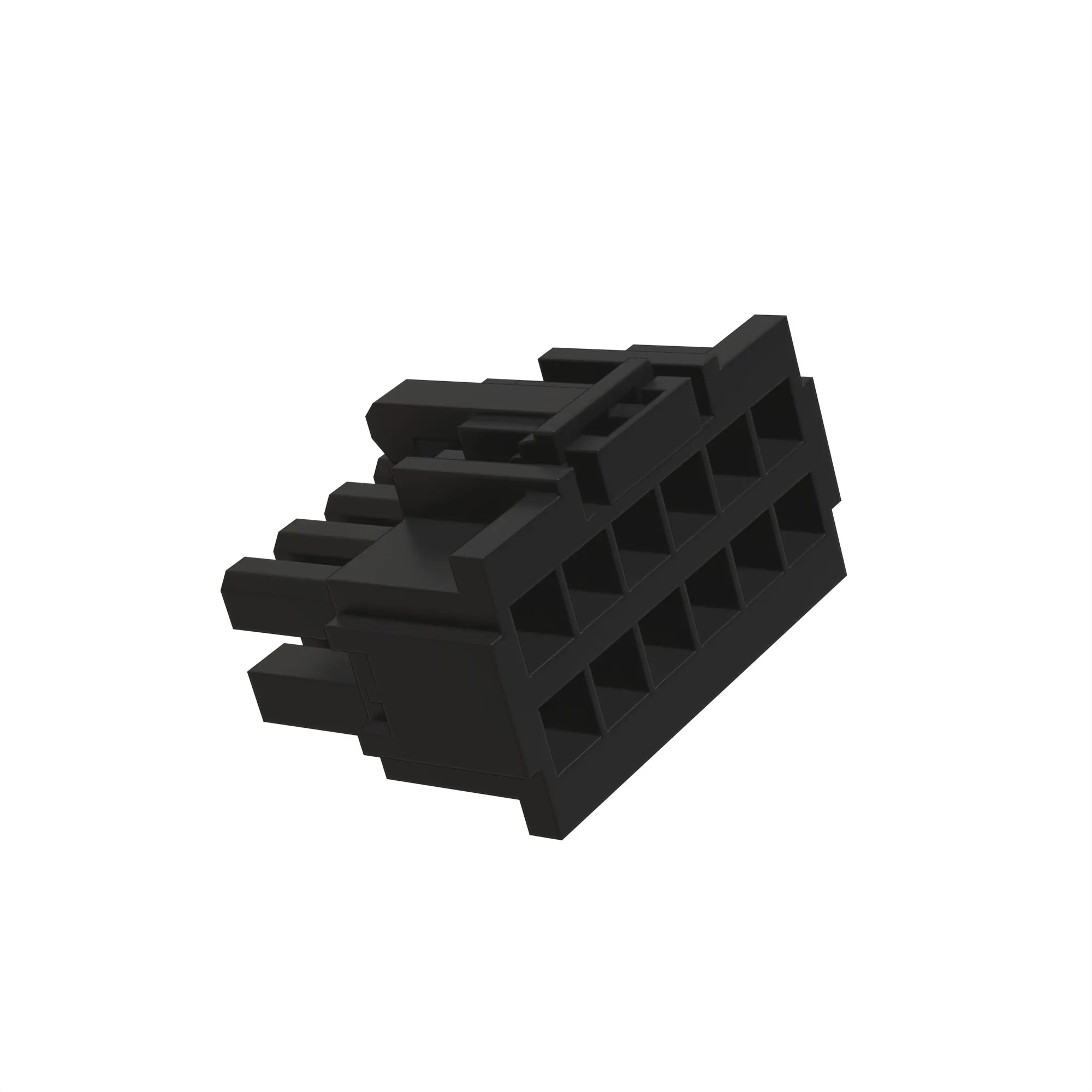 Conn Molex Mfittpa 12W F Blk Plystr