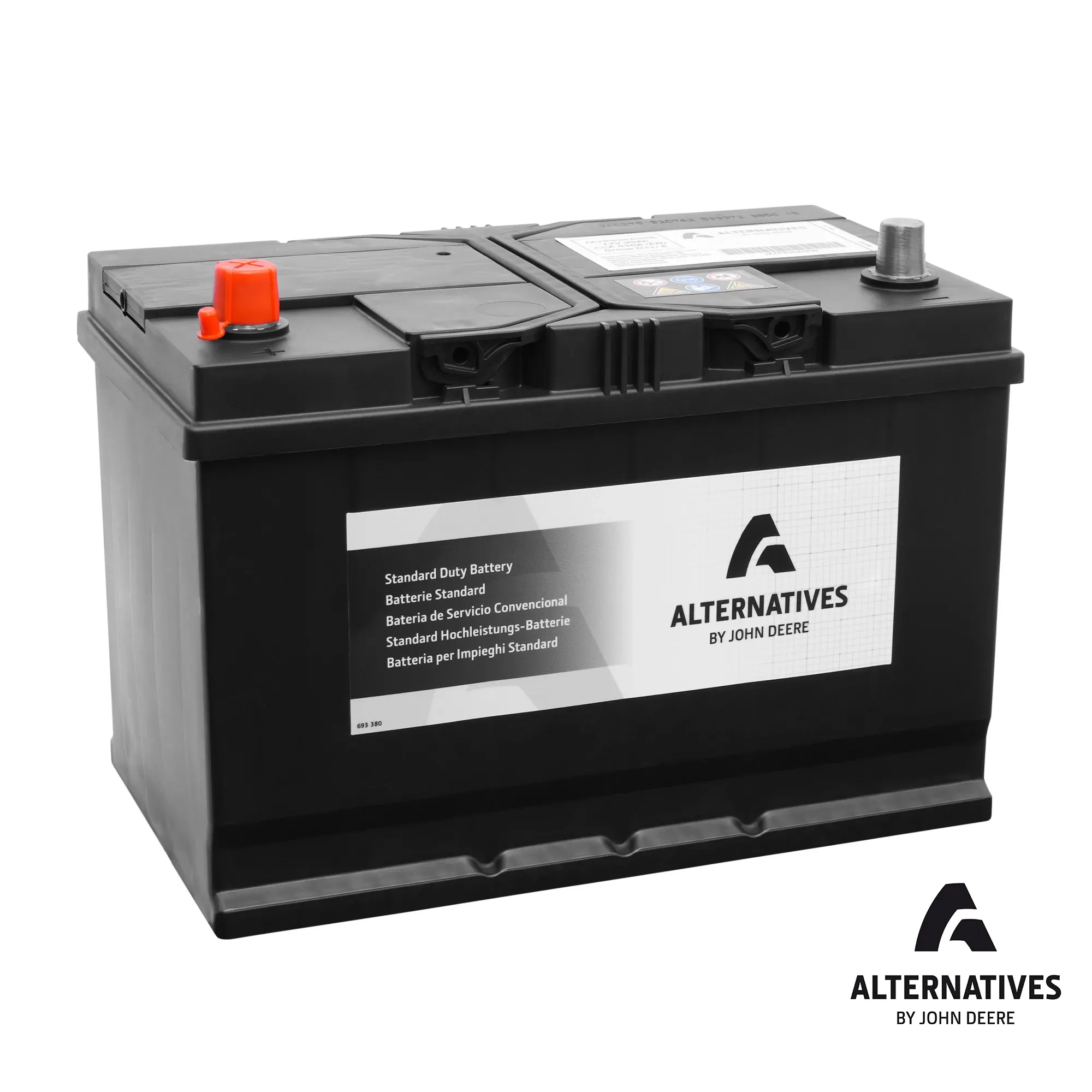 Alternatives by John Deere 12 Volt Battery, Wet Charged, 91 Ah, 740 CCA, D31/E BCI - JXYP830A95B