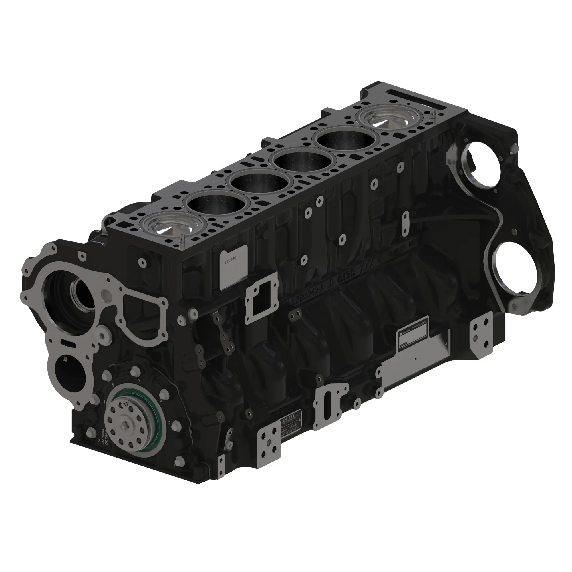 John Deere Short Block Assembly, 06 Cylinder - DZ113681