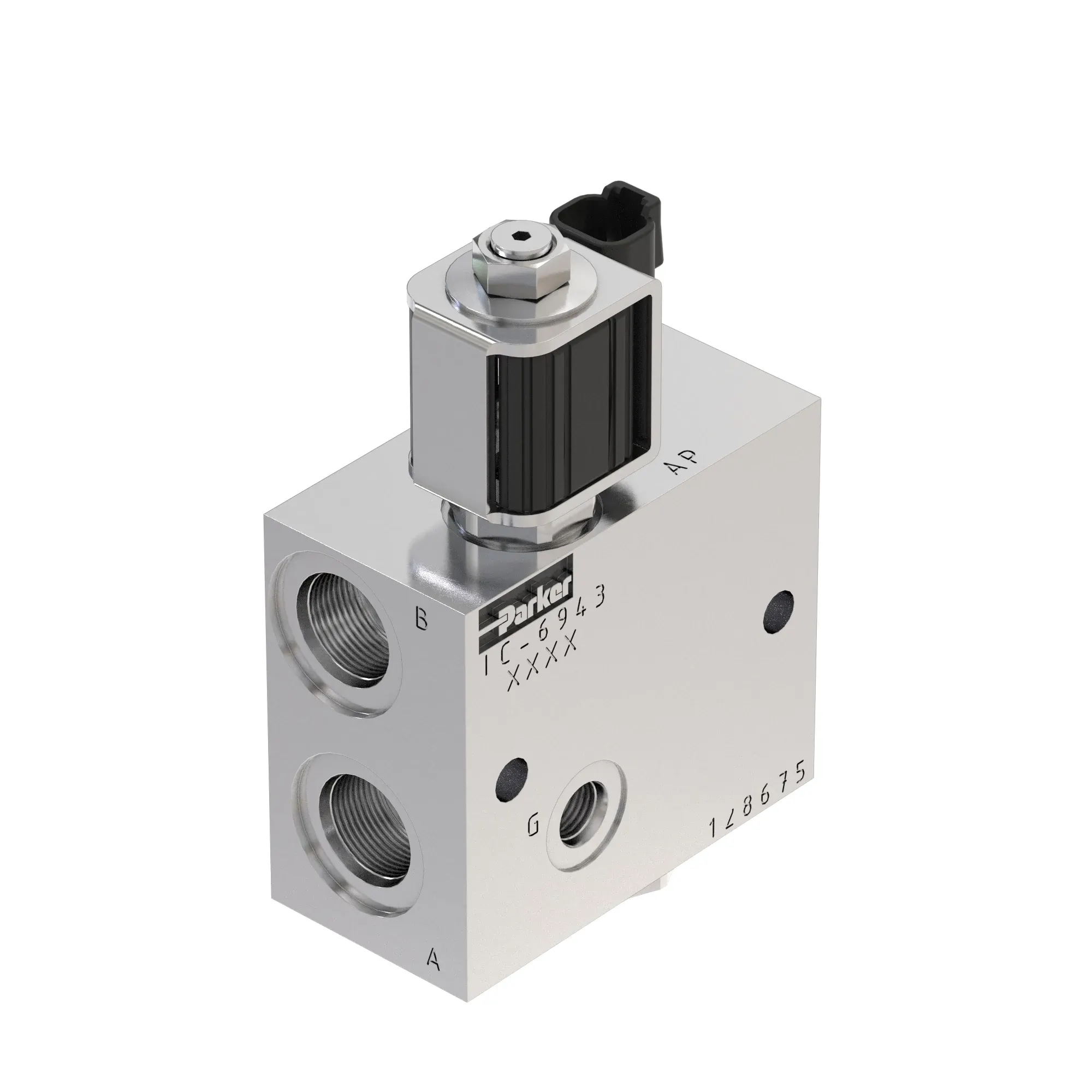 John Deere Non Reversing Fan Speed Solenoid Hydraulic Valve - AT456398