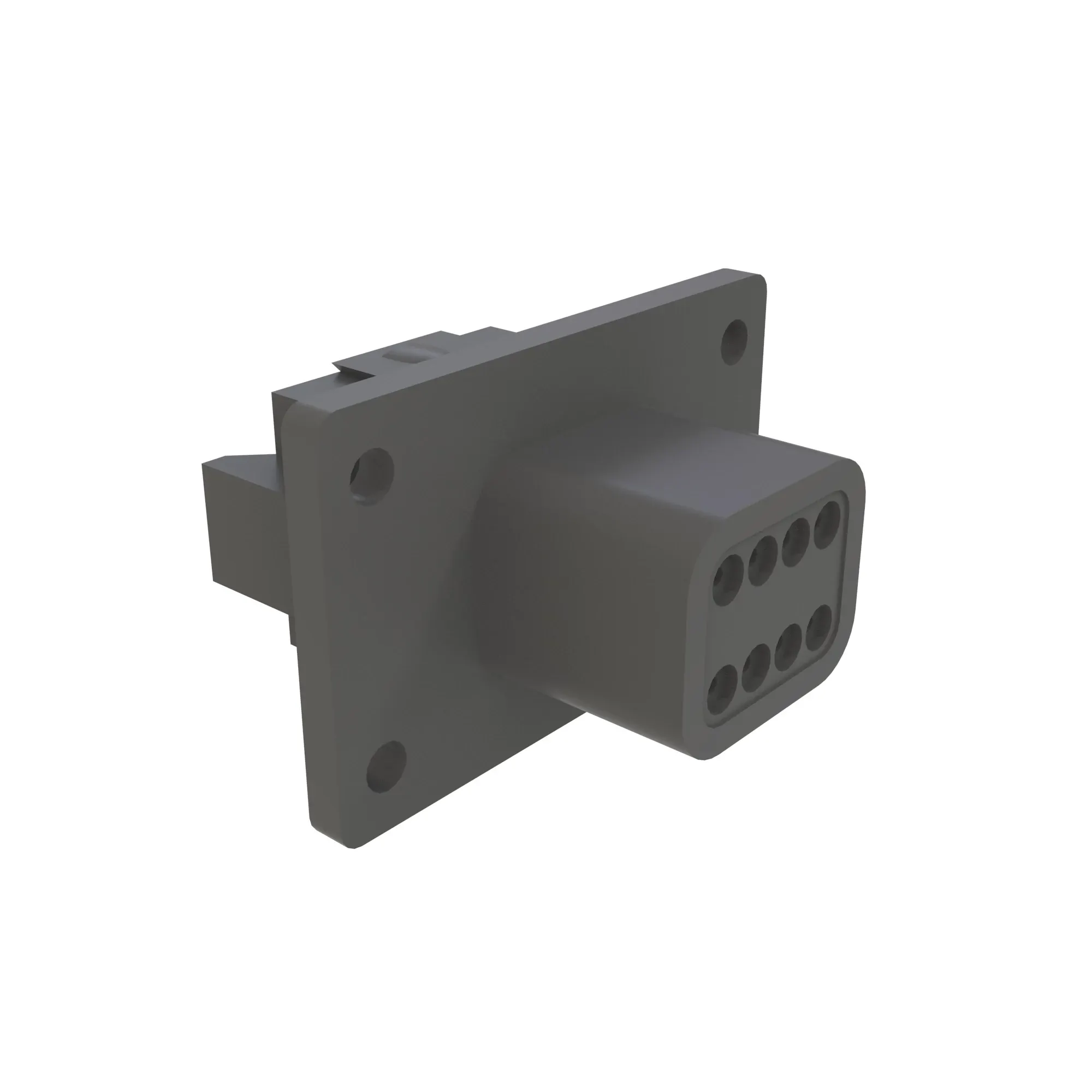 John Deere Black External Electrical Connector Housing - 57M10133