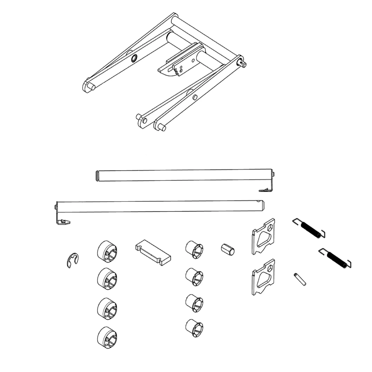 Swing Arm Kit, Seat, Mshc