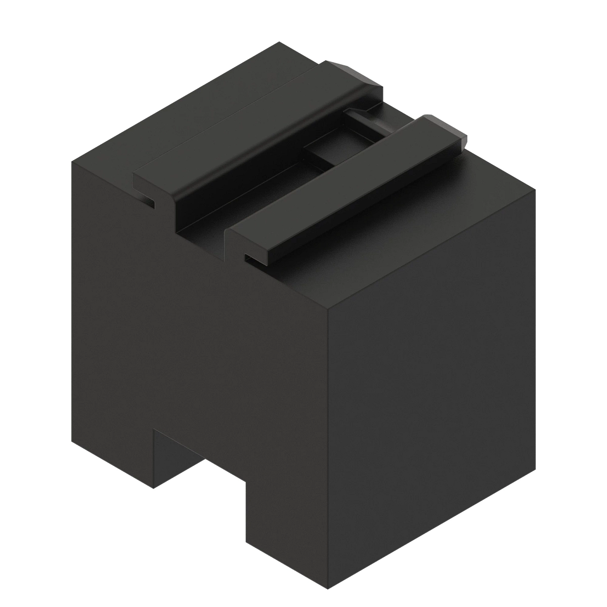 Accy Tyco Spt Fusehldr 6W Blk Plstc